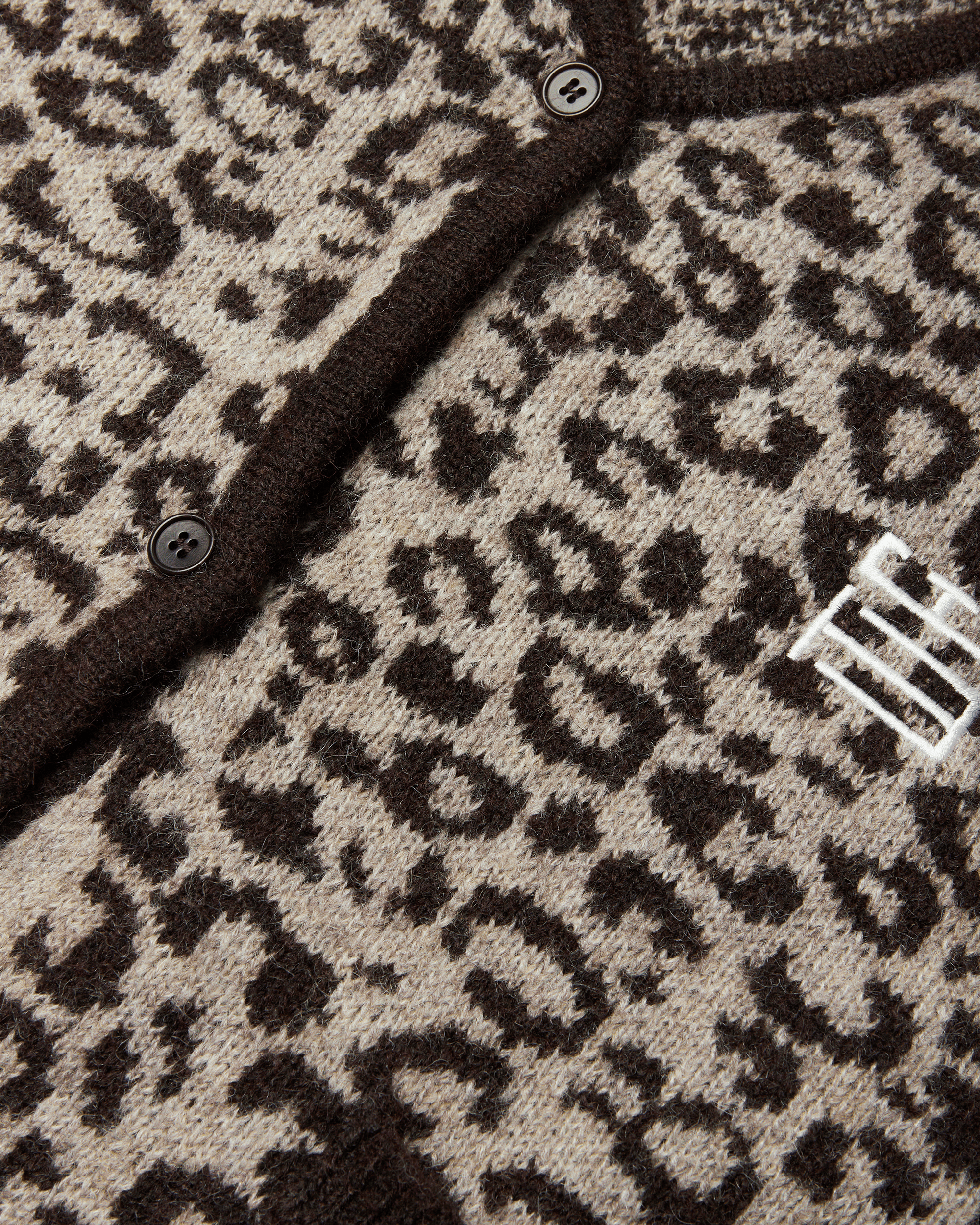 Woodbird Female WBFen Leo Cardigan Knits Sand-Fudge