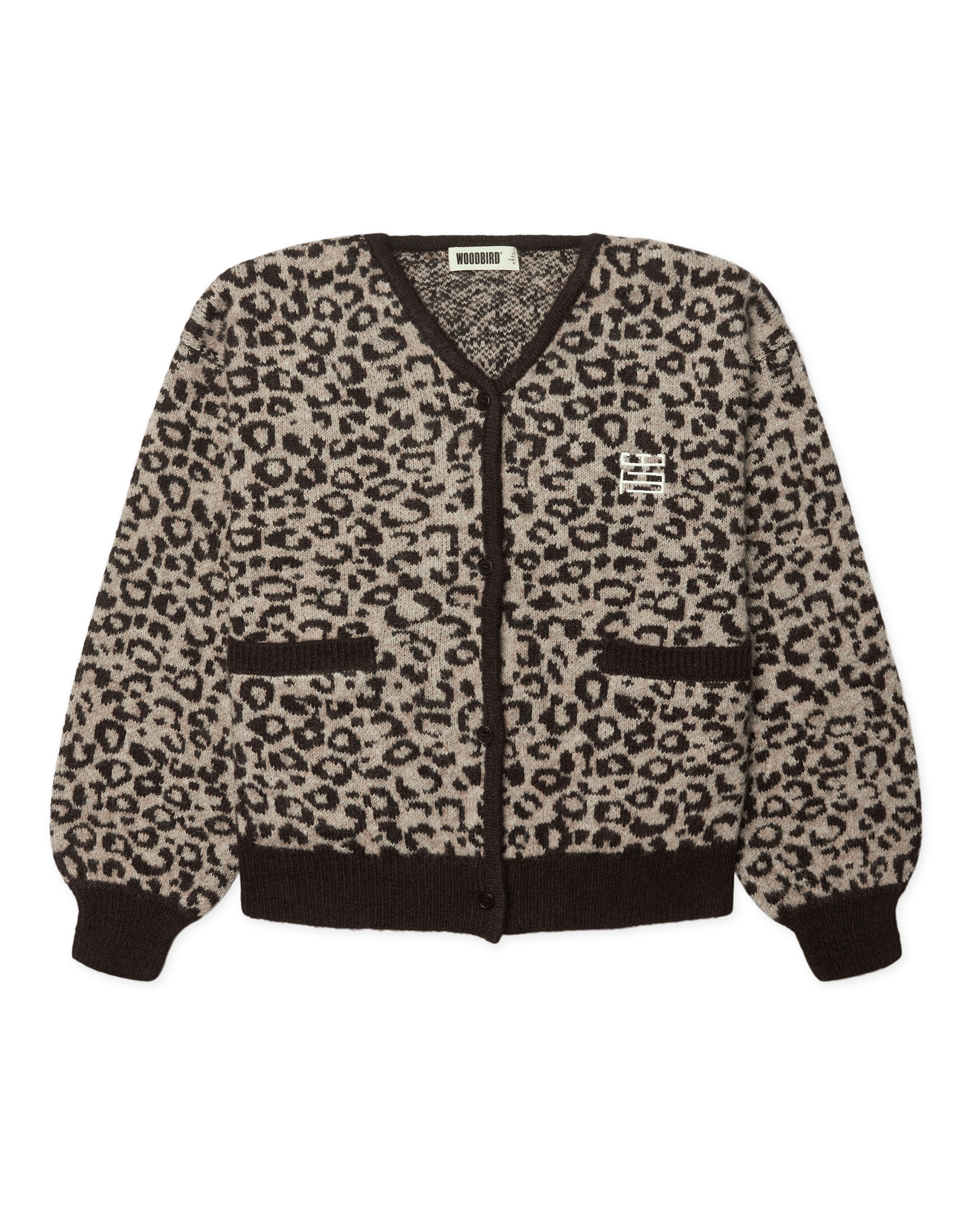 Woodbird Female WBFen Leo Cardigan Knits Sand-Fudge
