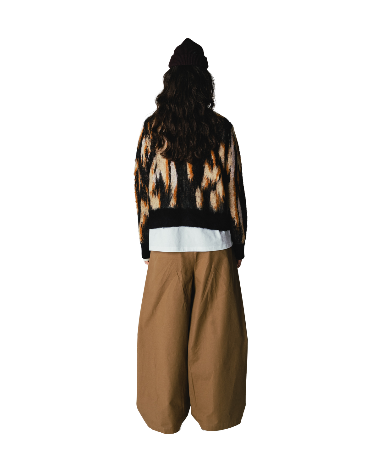Woodbird Female WBFen Multi Cardigan Knits Sand-Black