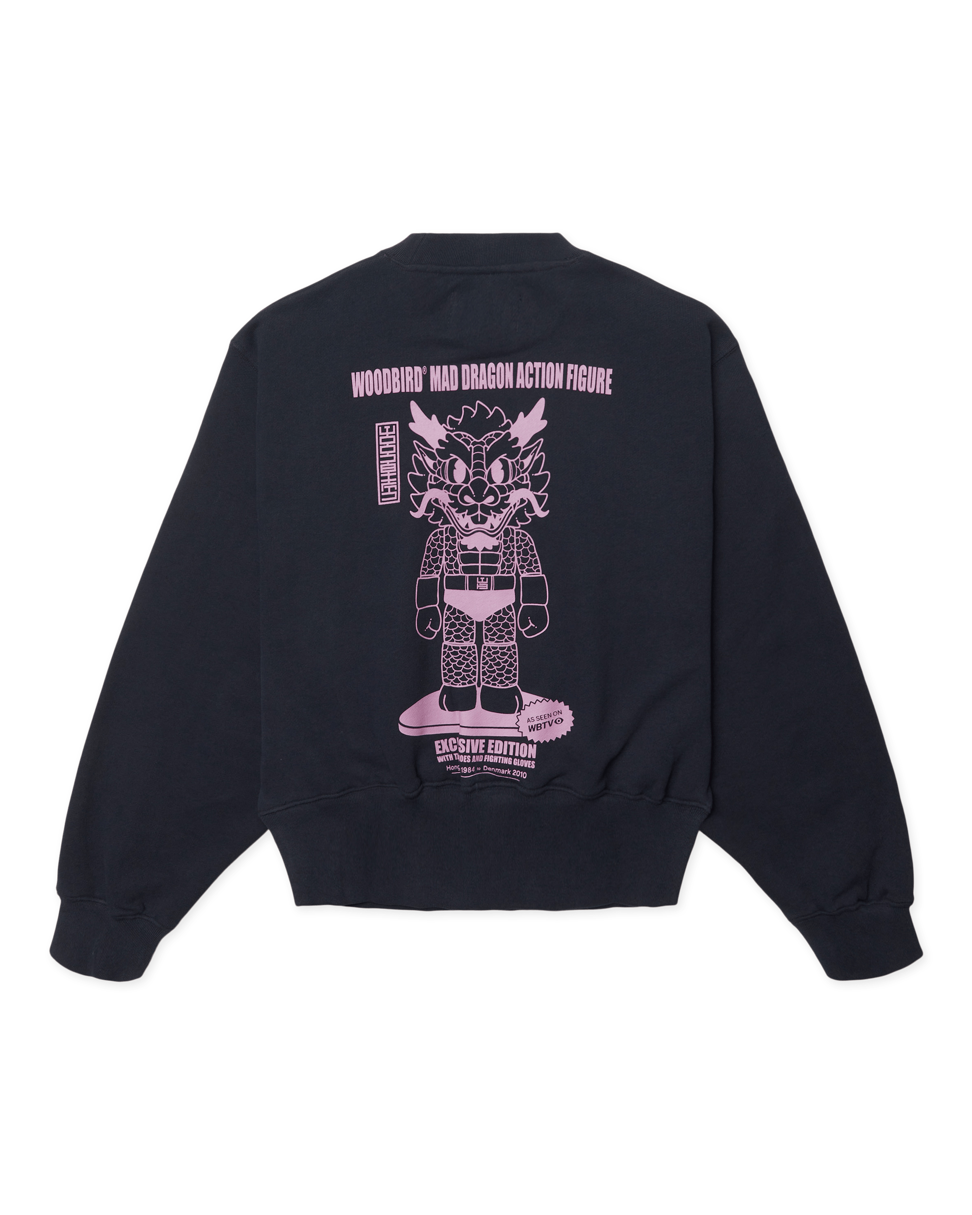 Woodbird Female WBFranka Action Crew Sweats Dark Navy