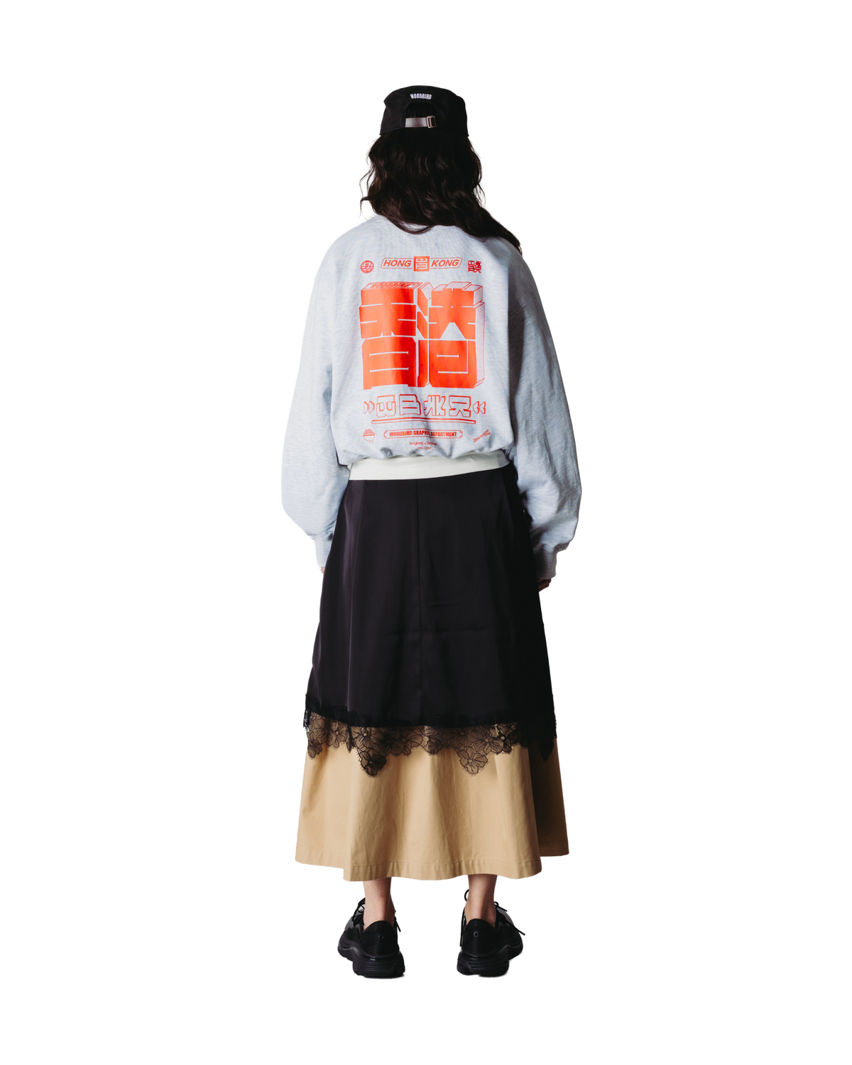 Woodbird Female WBFranka HK Crew Sweats Grey Melange