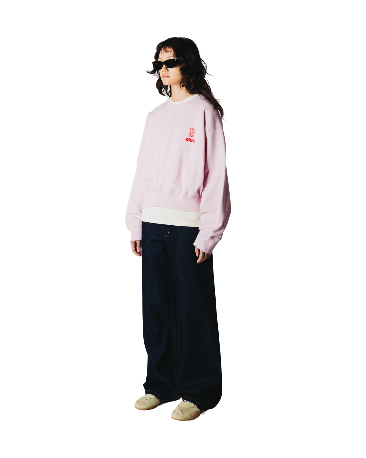 Woodbird Female WBFranka Tiger Crew Sweats Violet