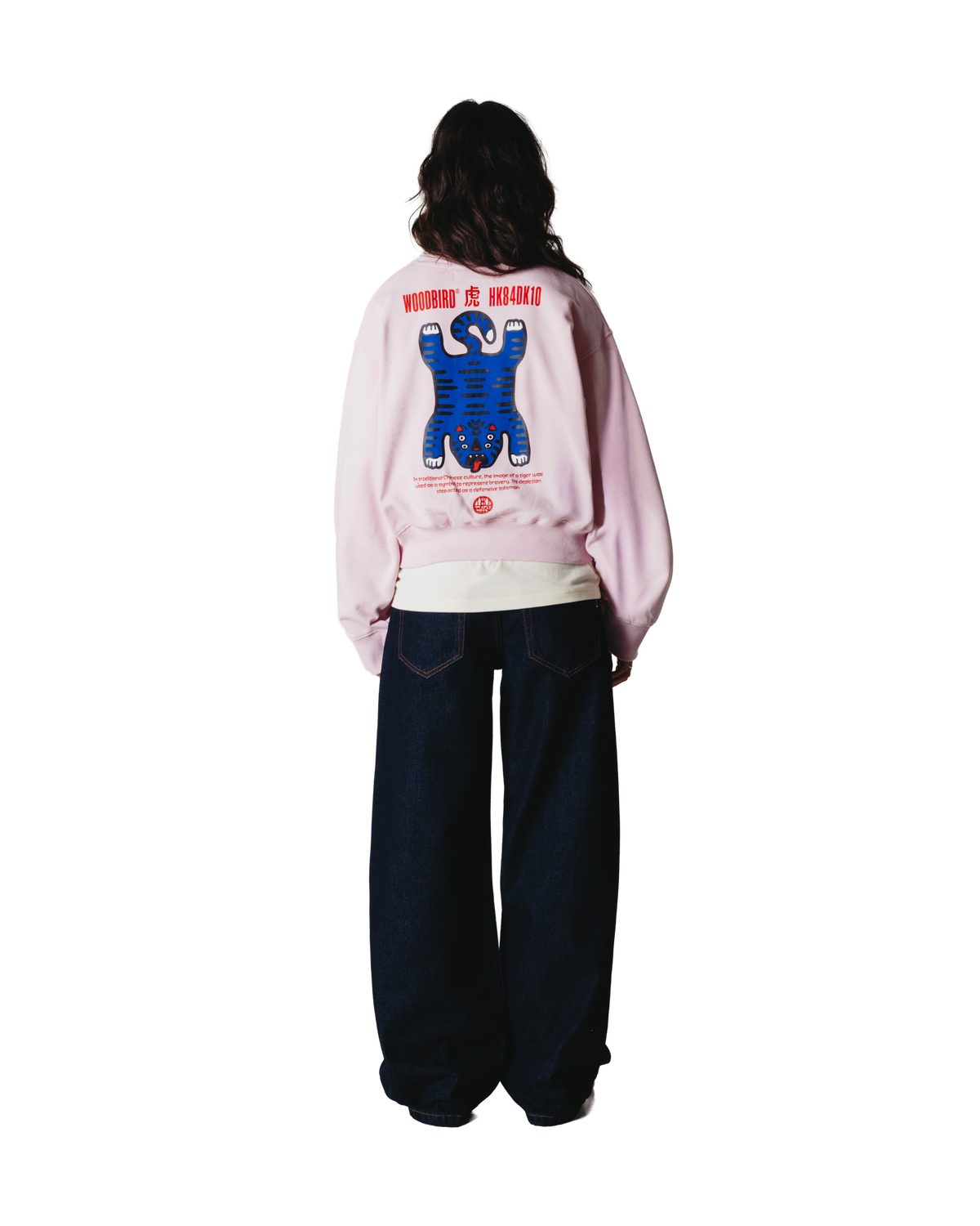 Woodbird Female WBFranka Tiger Crew Sweats Violet
