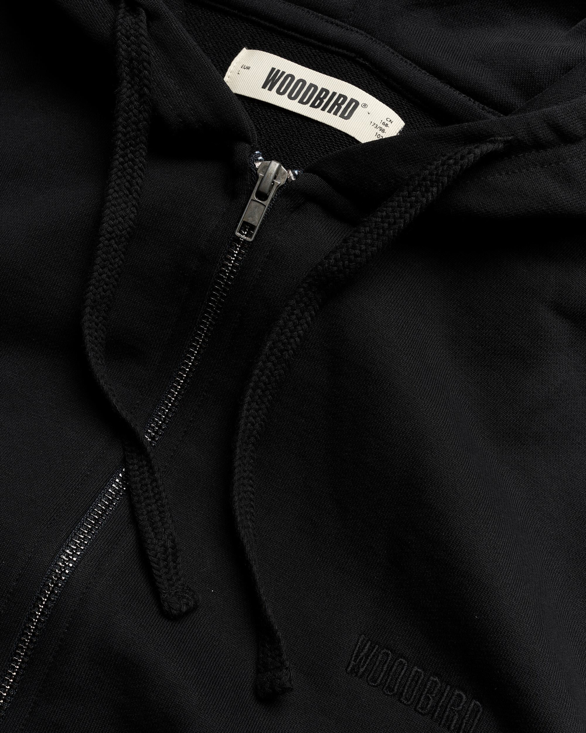 Woodbird WBFuji Base Zip Hoodie Sweats Black