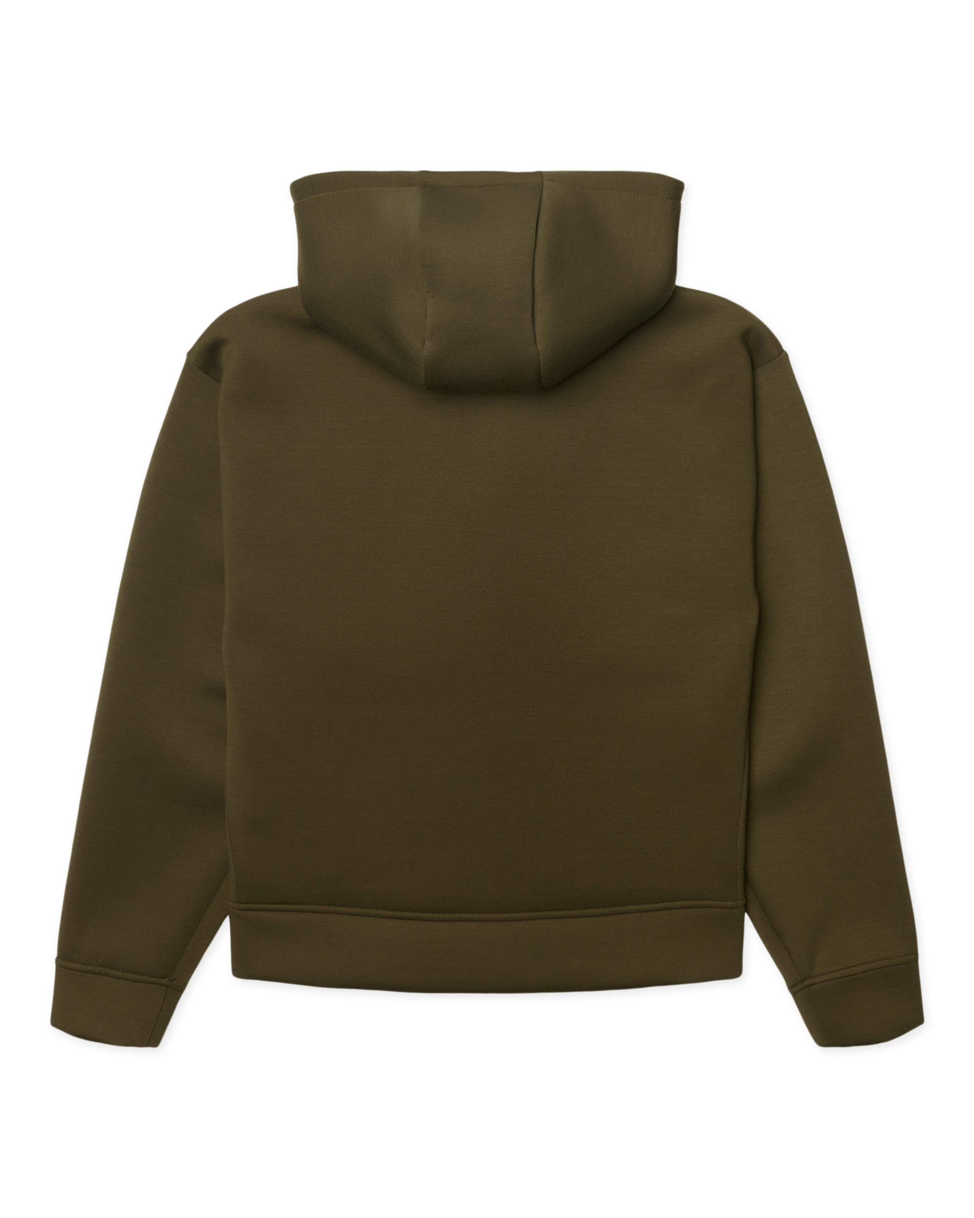 Woodbird WBFuji Scuba Zip Hoodie Sweats Dark Olive