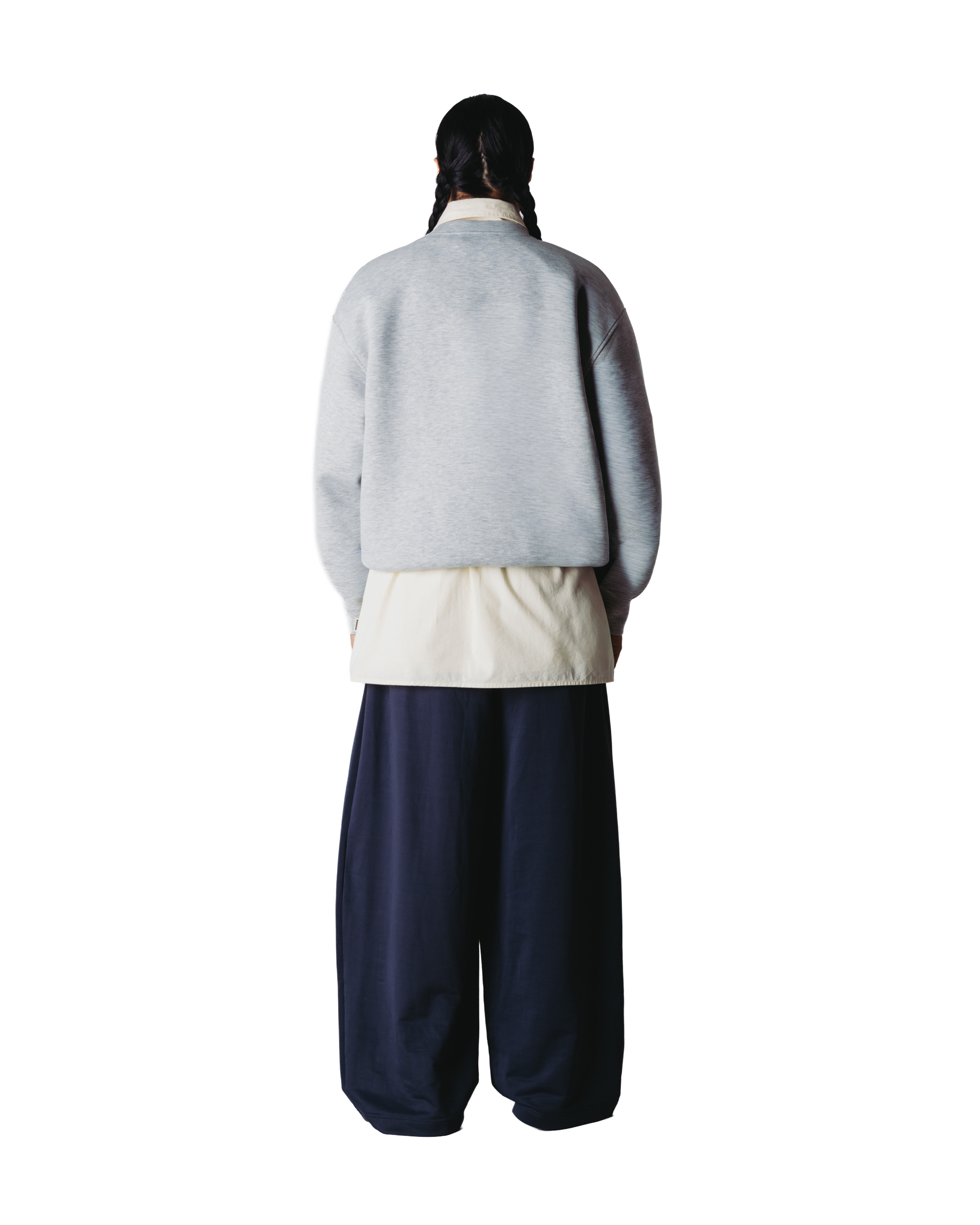 Woodbird WBFuko Scuba Crew Sweats Grey Melange