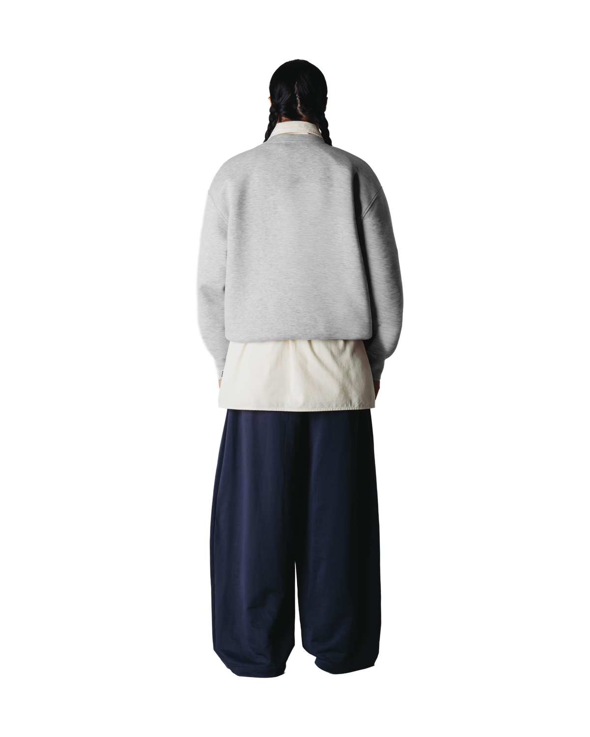 Woodbird WBFuko Scuba Crew Sweats Grey Melange