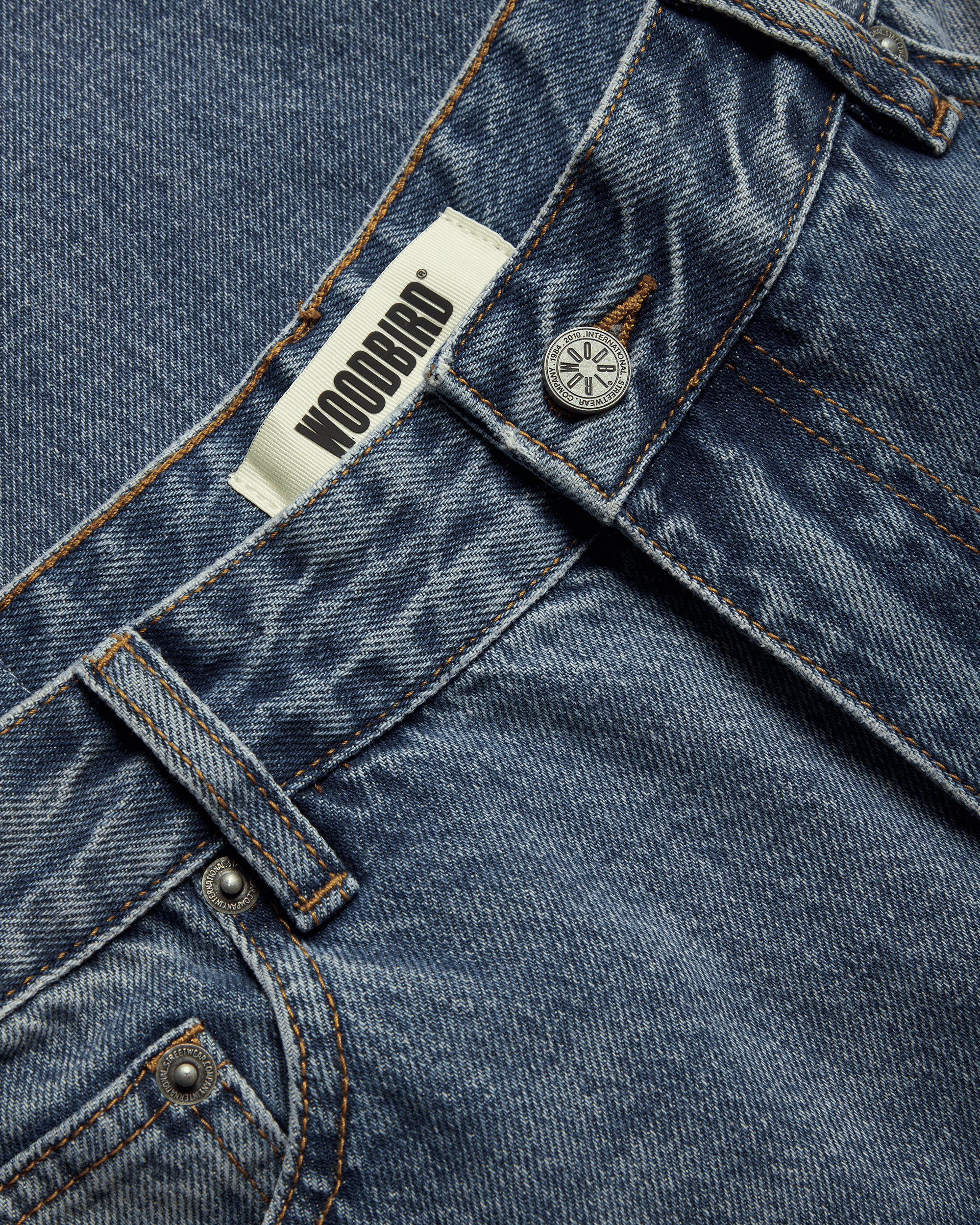 Woodbird WBGhat Twisted Jeans Jeans Light Blue