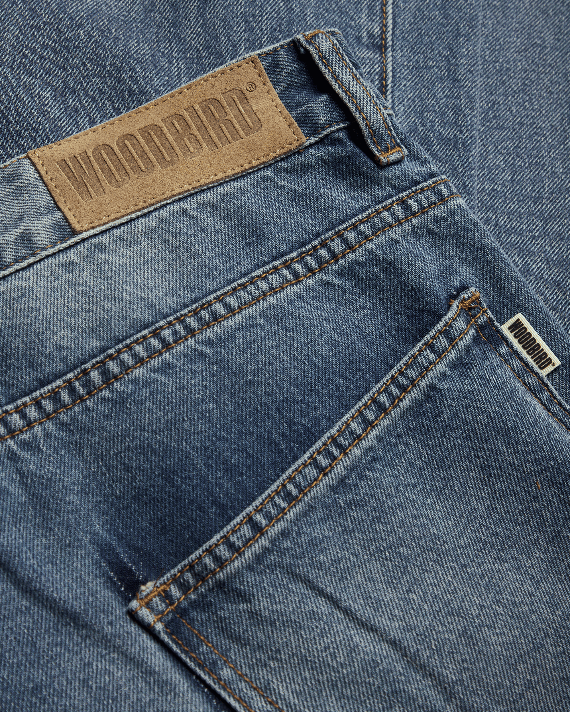 Woodbird WBGhat Twisted Jeans Jeans Light Blue