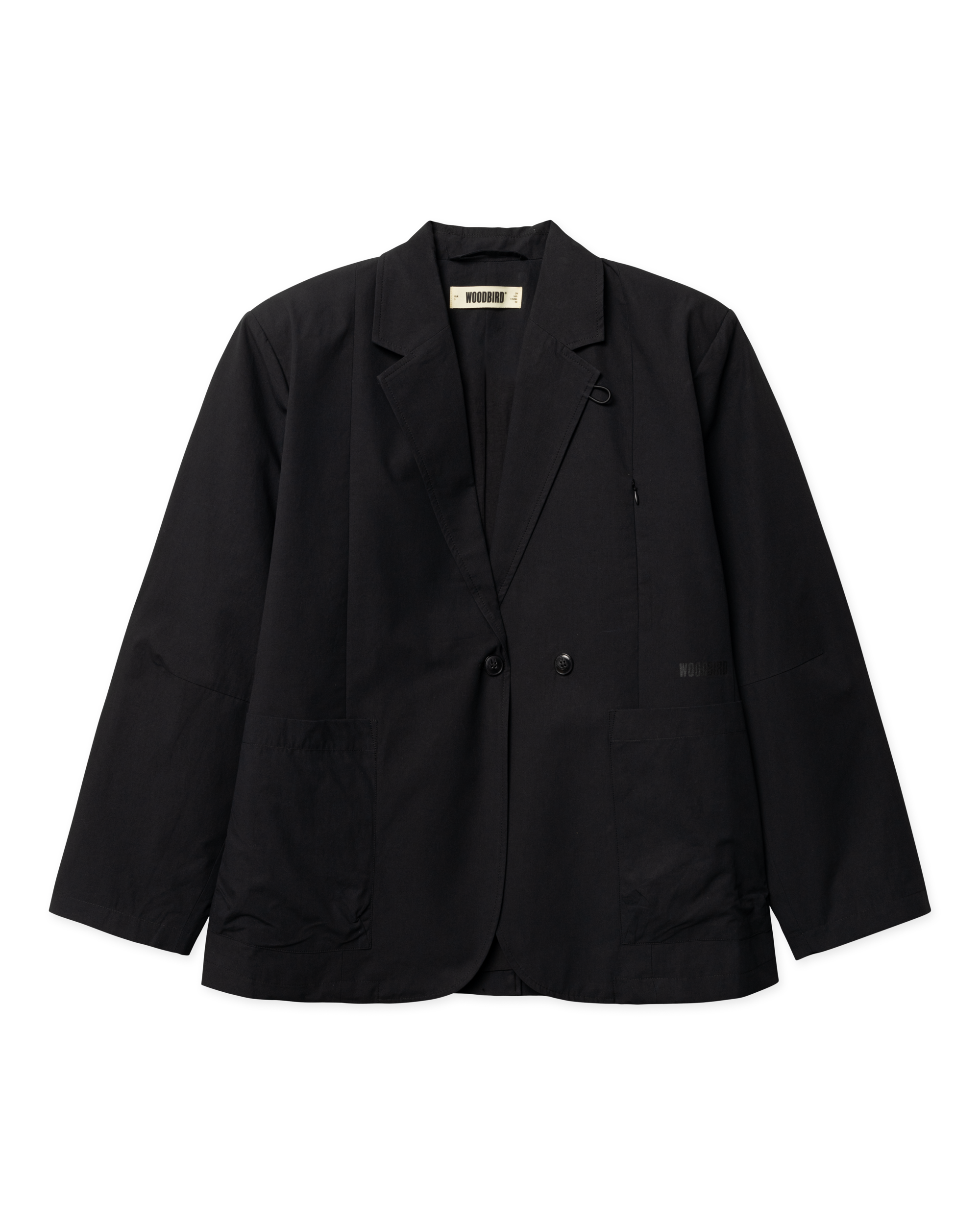 Woodbird Female WBGing Paper Blazer Jacket Jackets Black