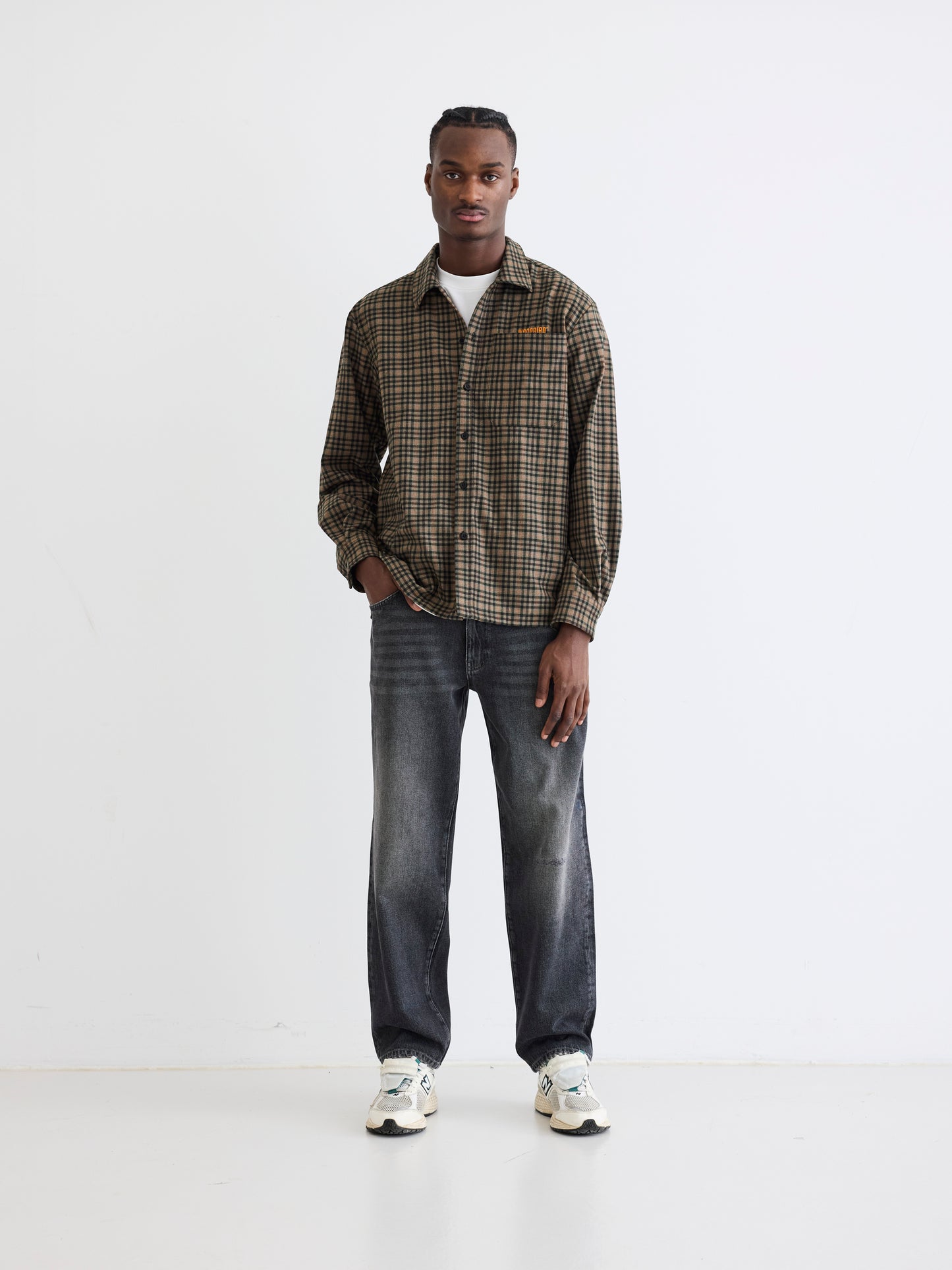 Woodbird WBGlixto Check Shirt Shirts Brown