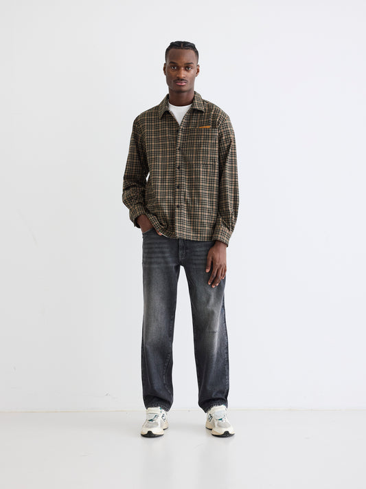 Woodbird WBGlixto Check Shirt Shirts Brown