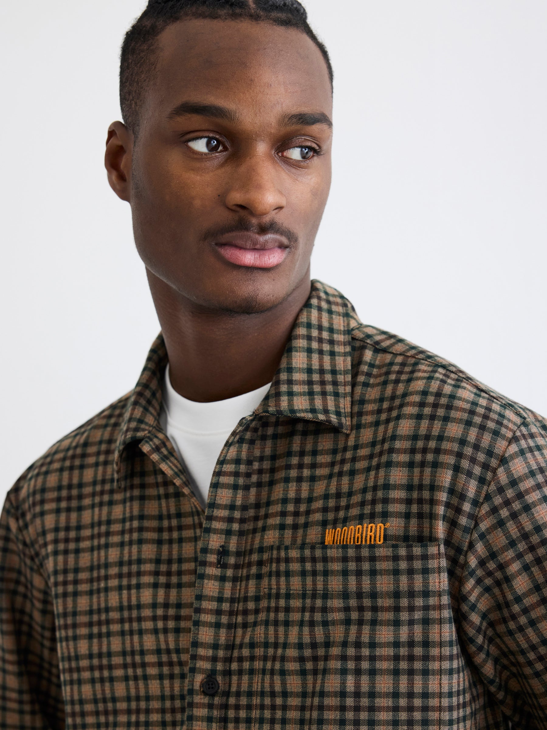 Woodbird WBGlixto Check Shirt Shirts Brown