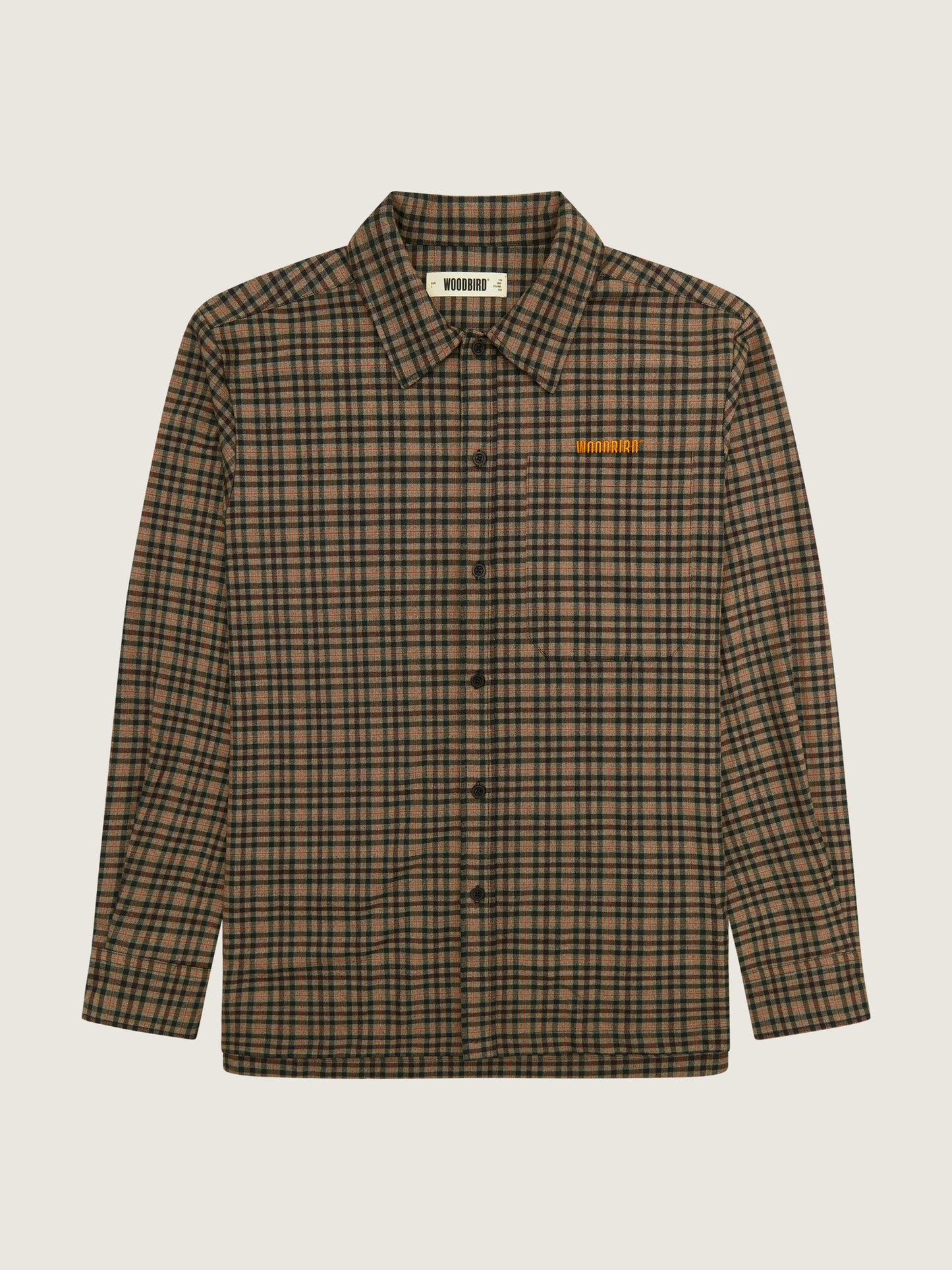 Woodbird WBGlixto Check Shirt Shirts Brown