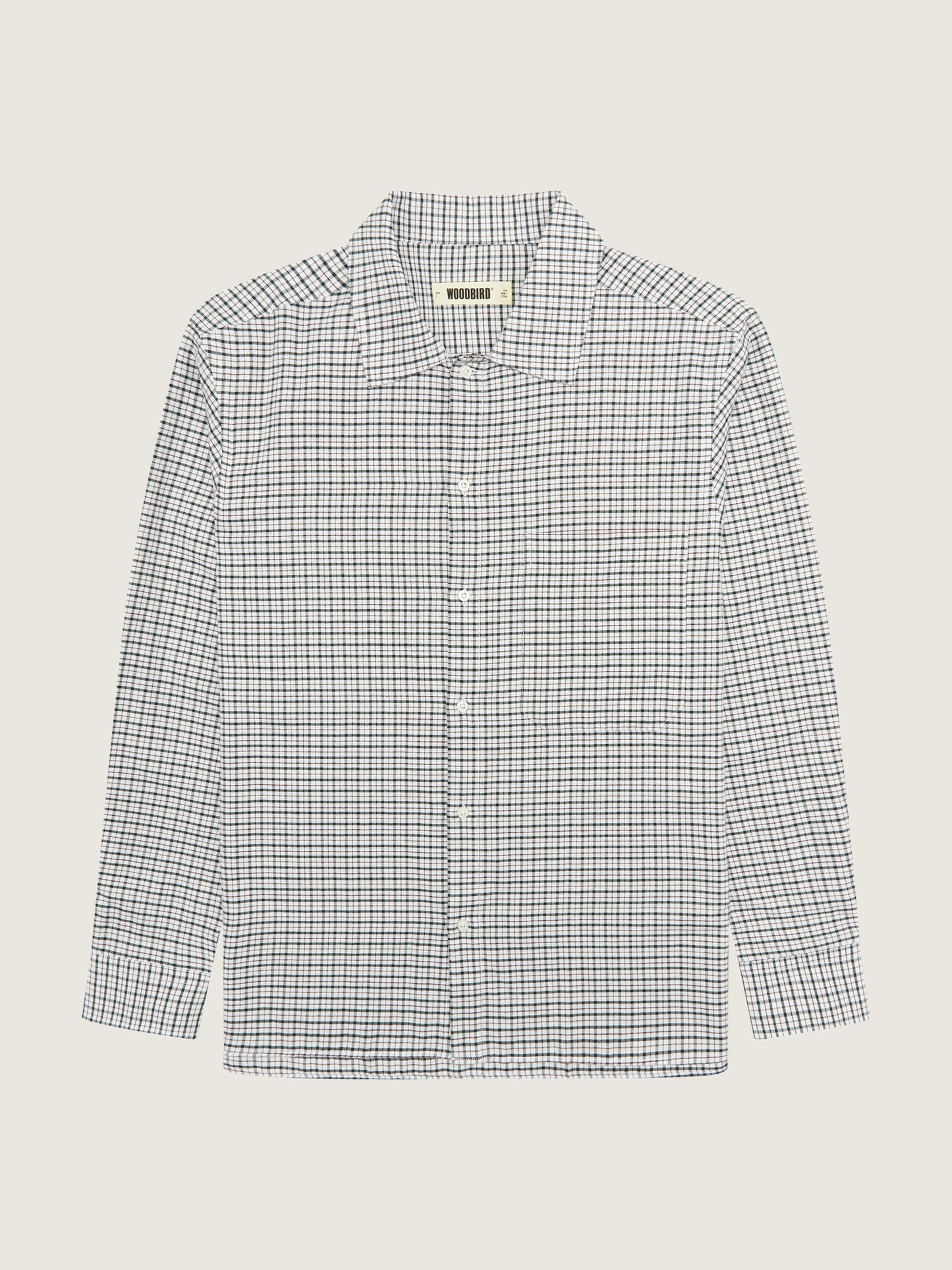 Woodbird WBGlixto Check Shirt Shirts Off White