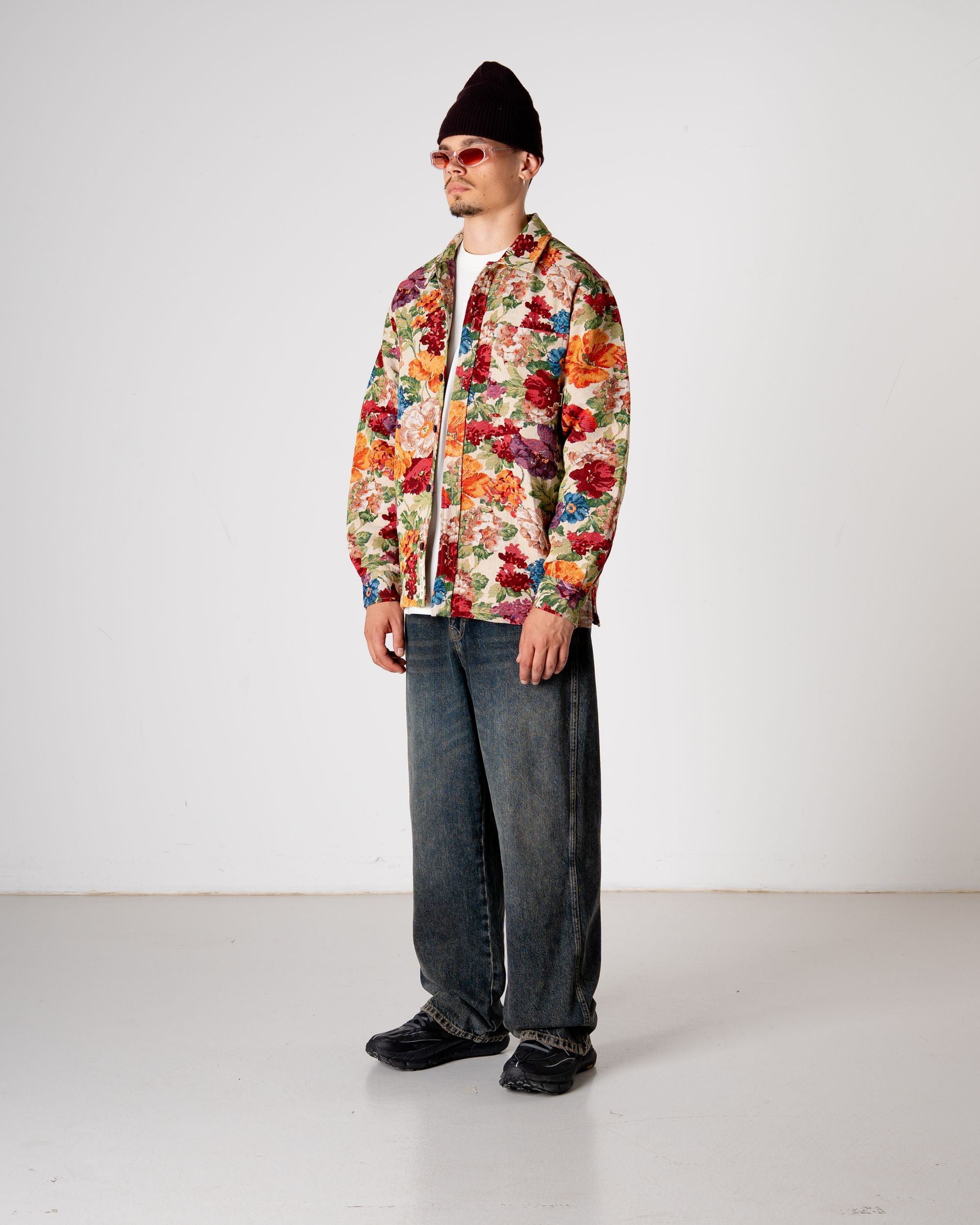 Woodbird WBGlixto Jaquard Shirt Shirts Light Blue