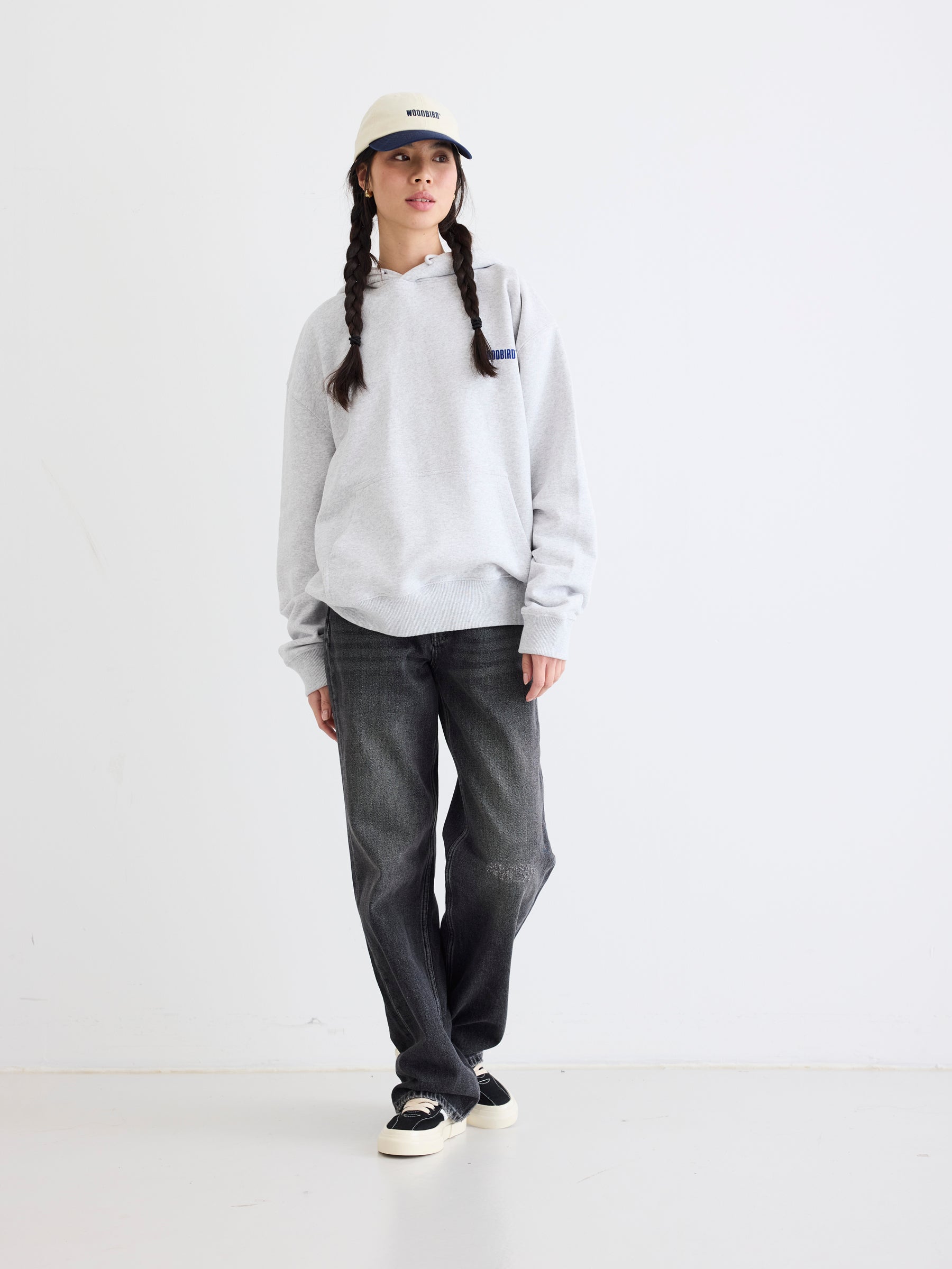 Woodbird Female WBHarper 8410 Hoodie Sweats Snow Melange