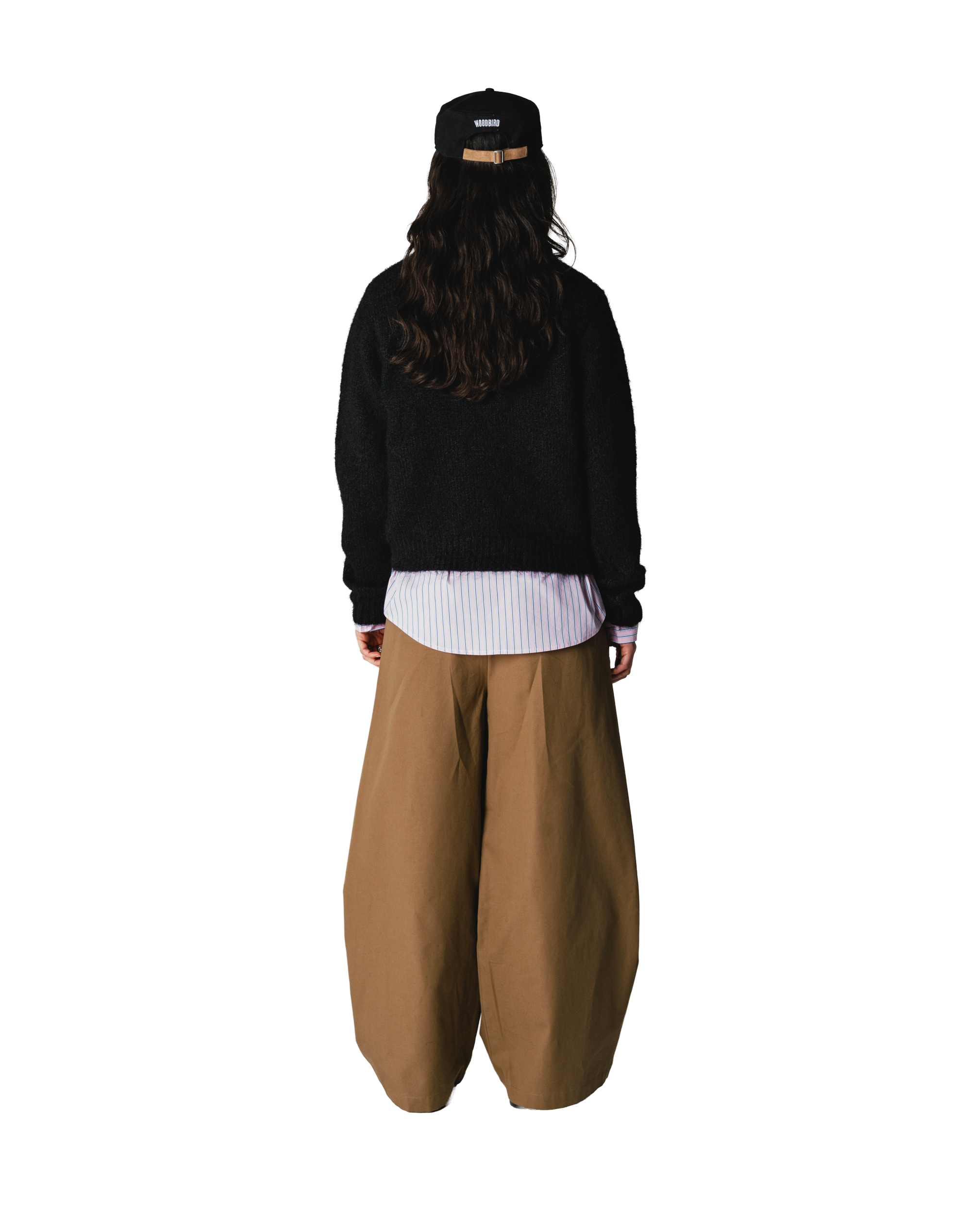 Woodbird Female WBHua Fluffy Crew Knits Black