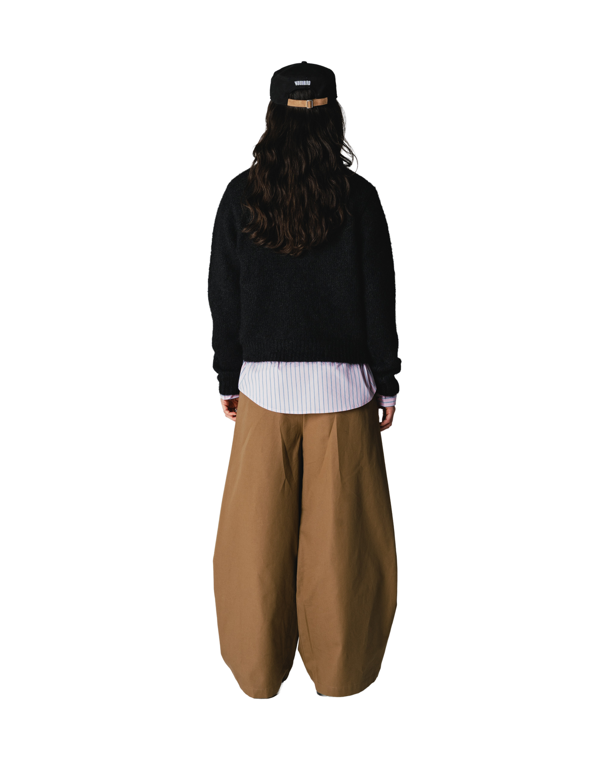 Woodbird Female WBHua Fluffy Crew Knits Black