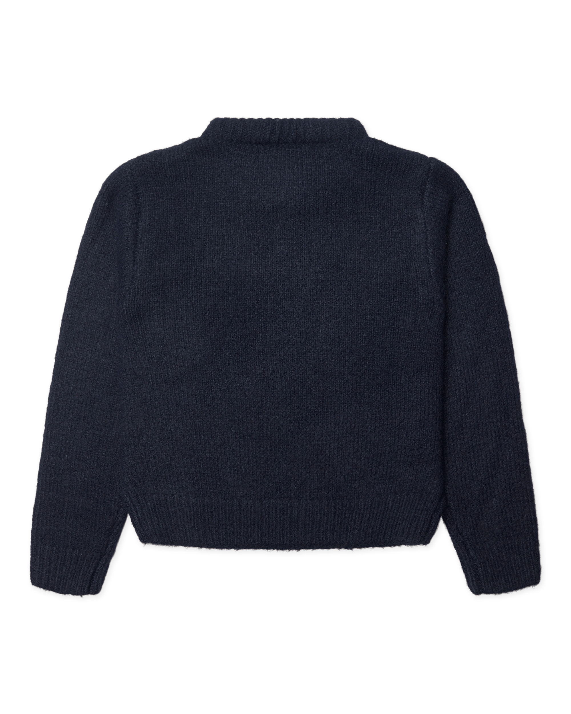 Woodbird Female WBHua Fluffy Crew Knits Navy