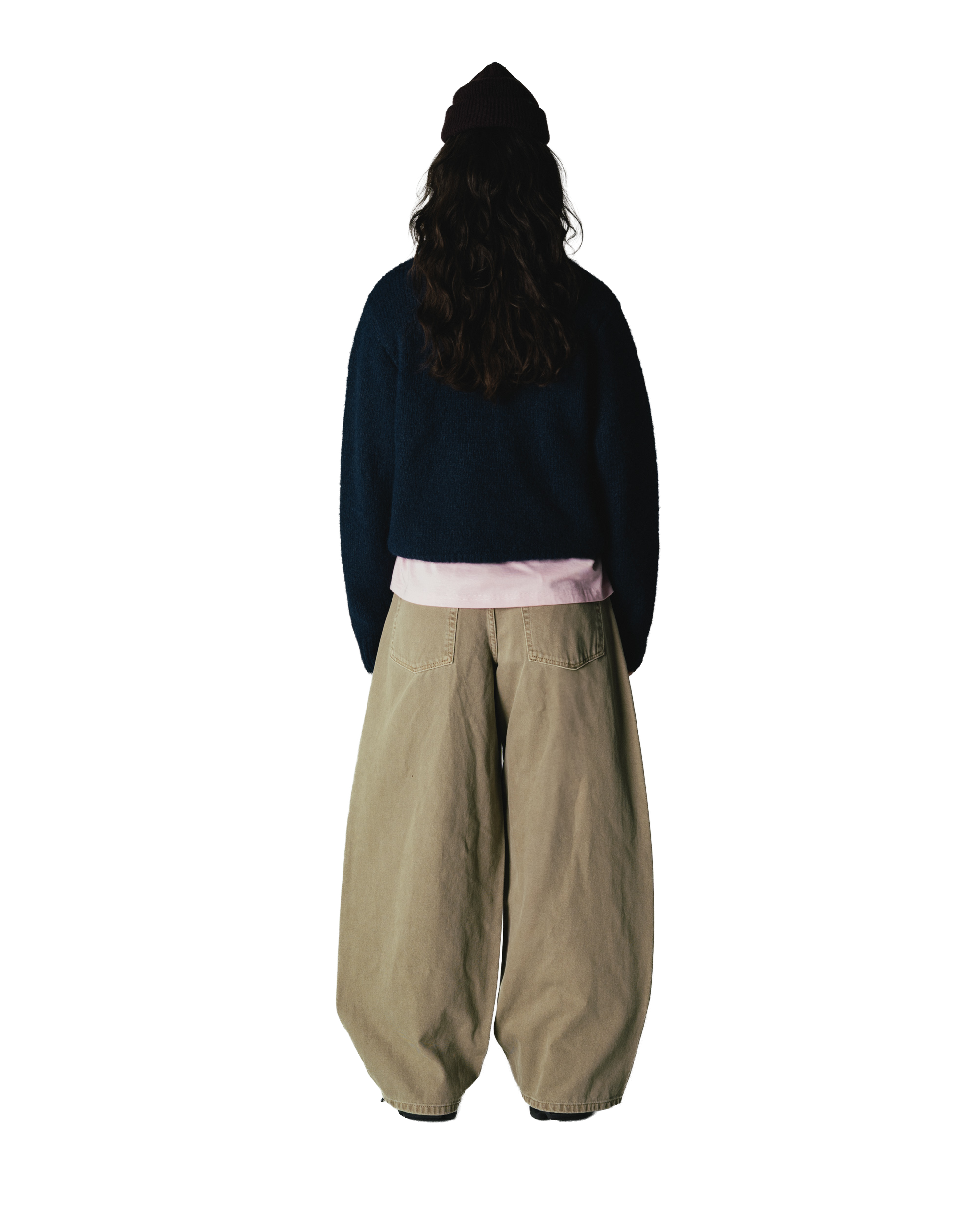 Woodbird Female WBHua Fluffy Crew Knits Navy