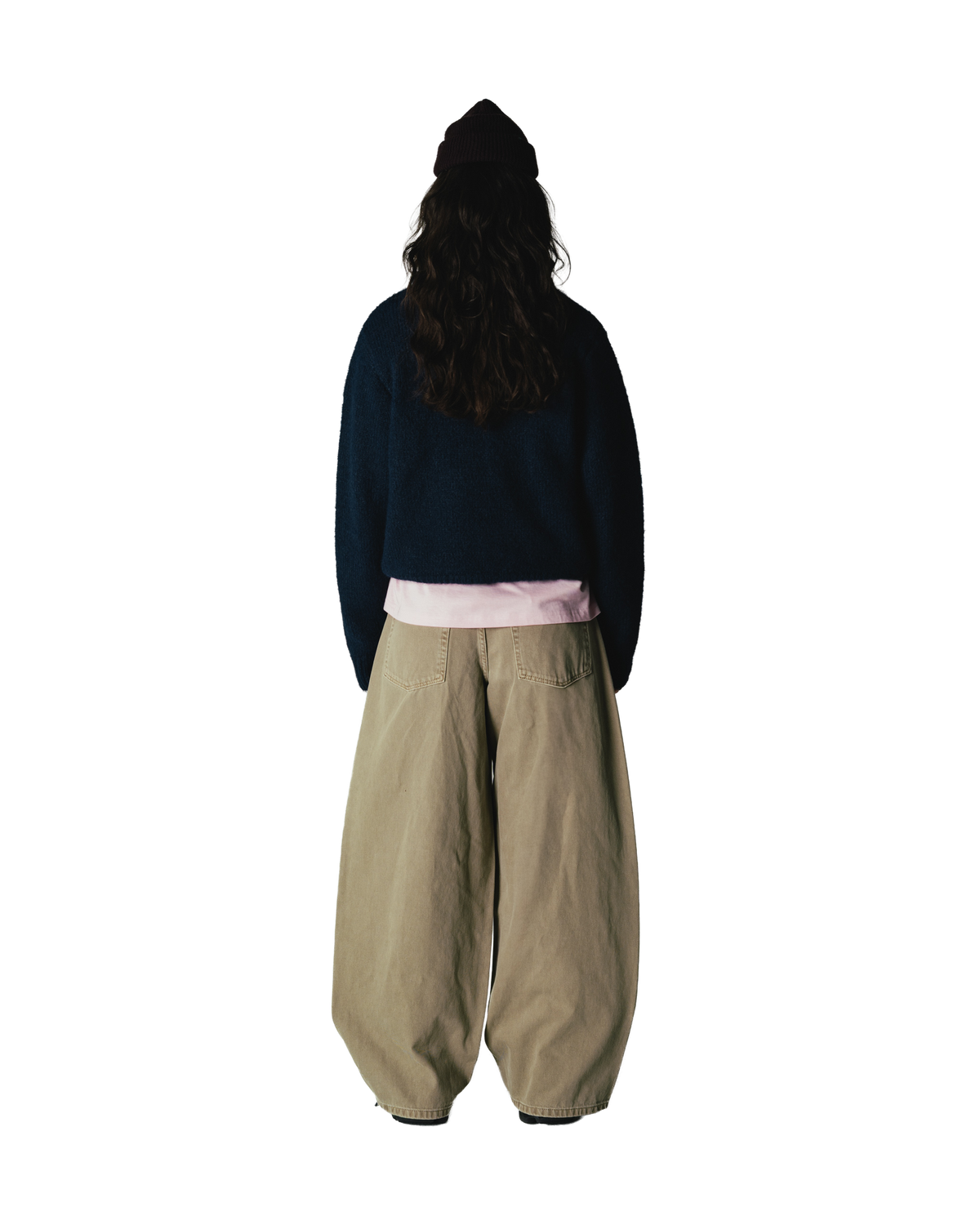 Woodbird Female WBHua Fluffy Crew Knits Navy
