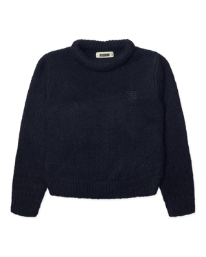 Woodbird Female WBHua Fluffy Crew Knits Navy