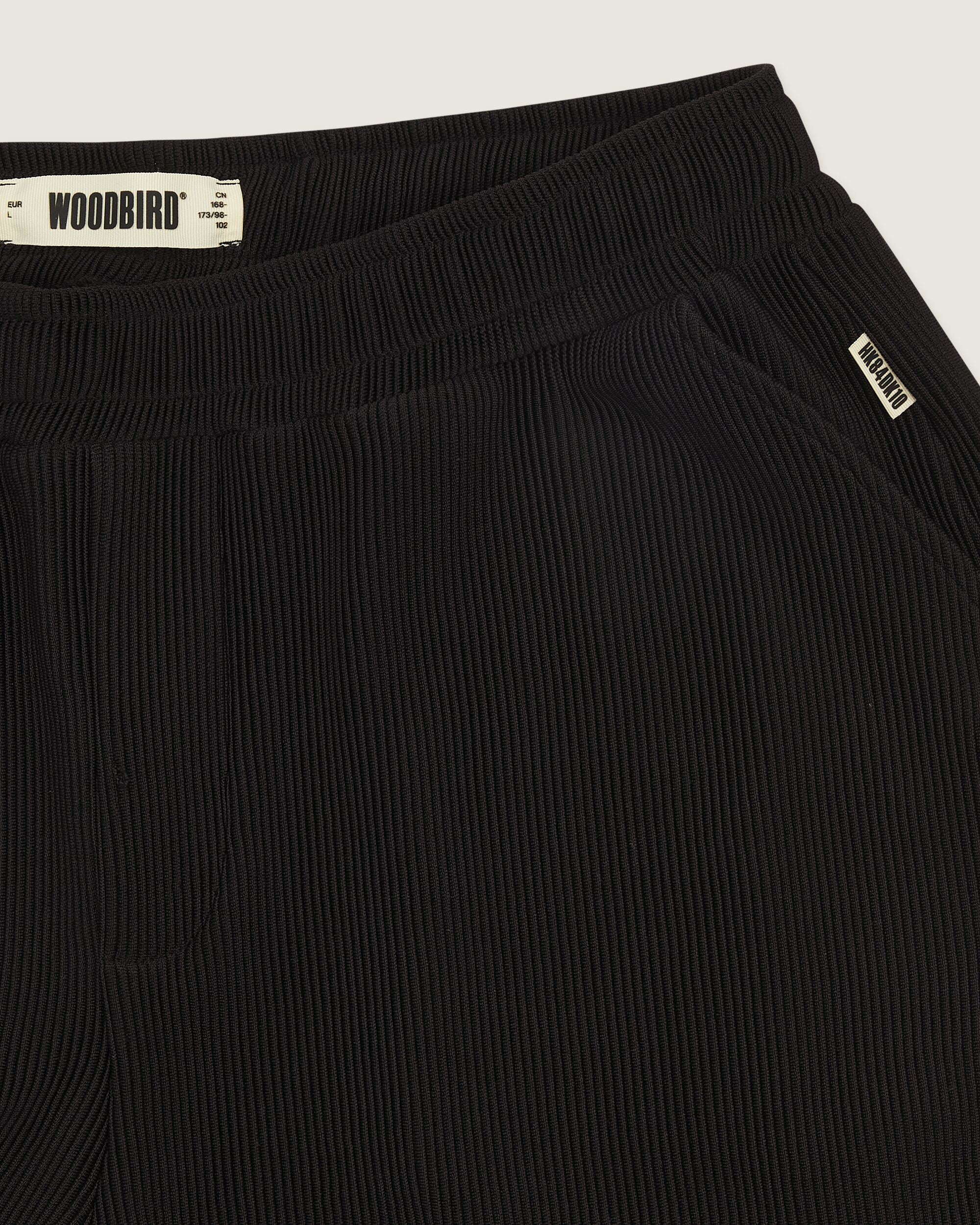 Woodbird WBIvo Plisse Pant Pants Black