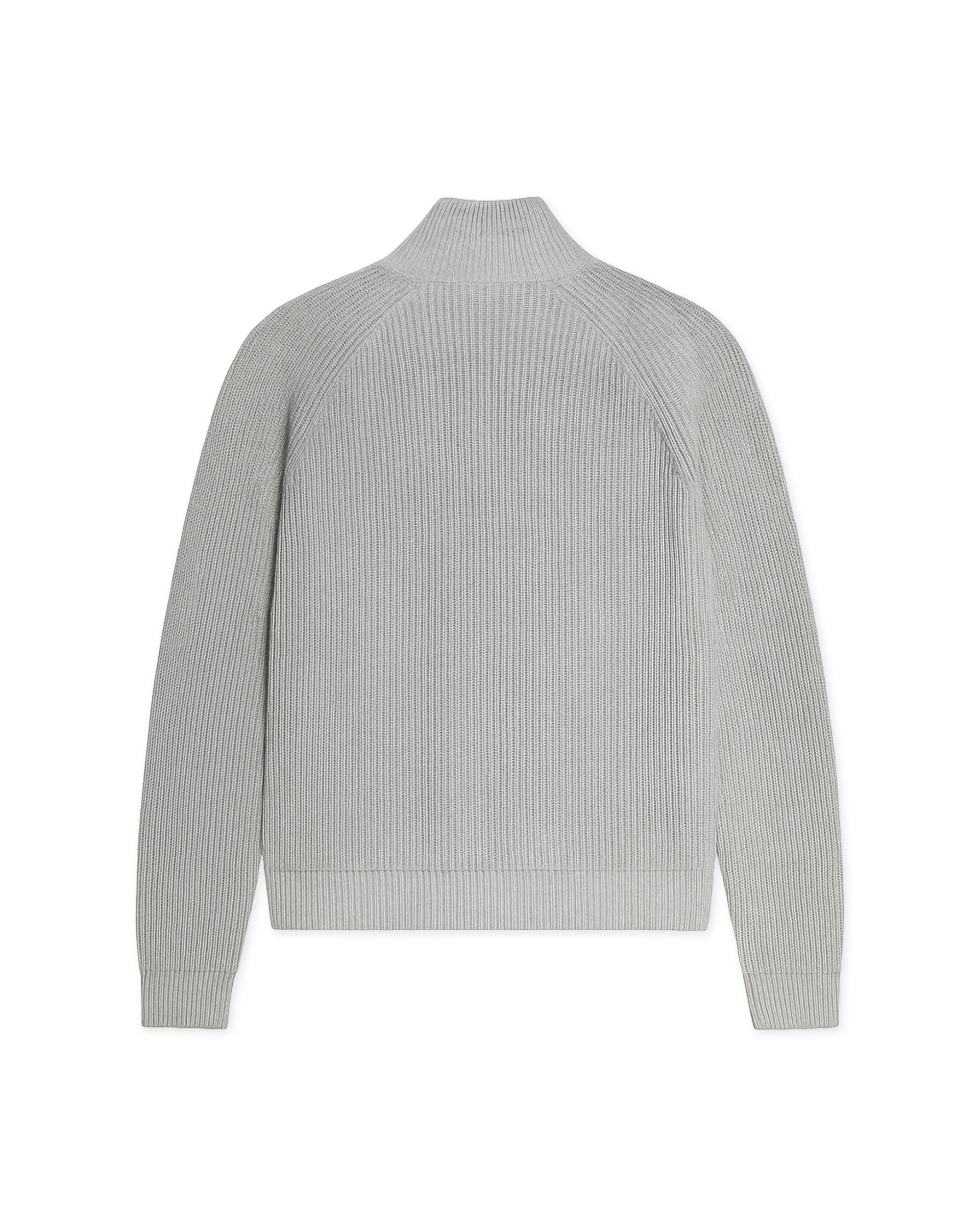 Woodbird WBJass Wool Zip Knits Light Grey Melange