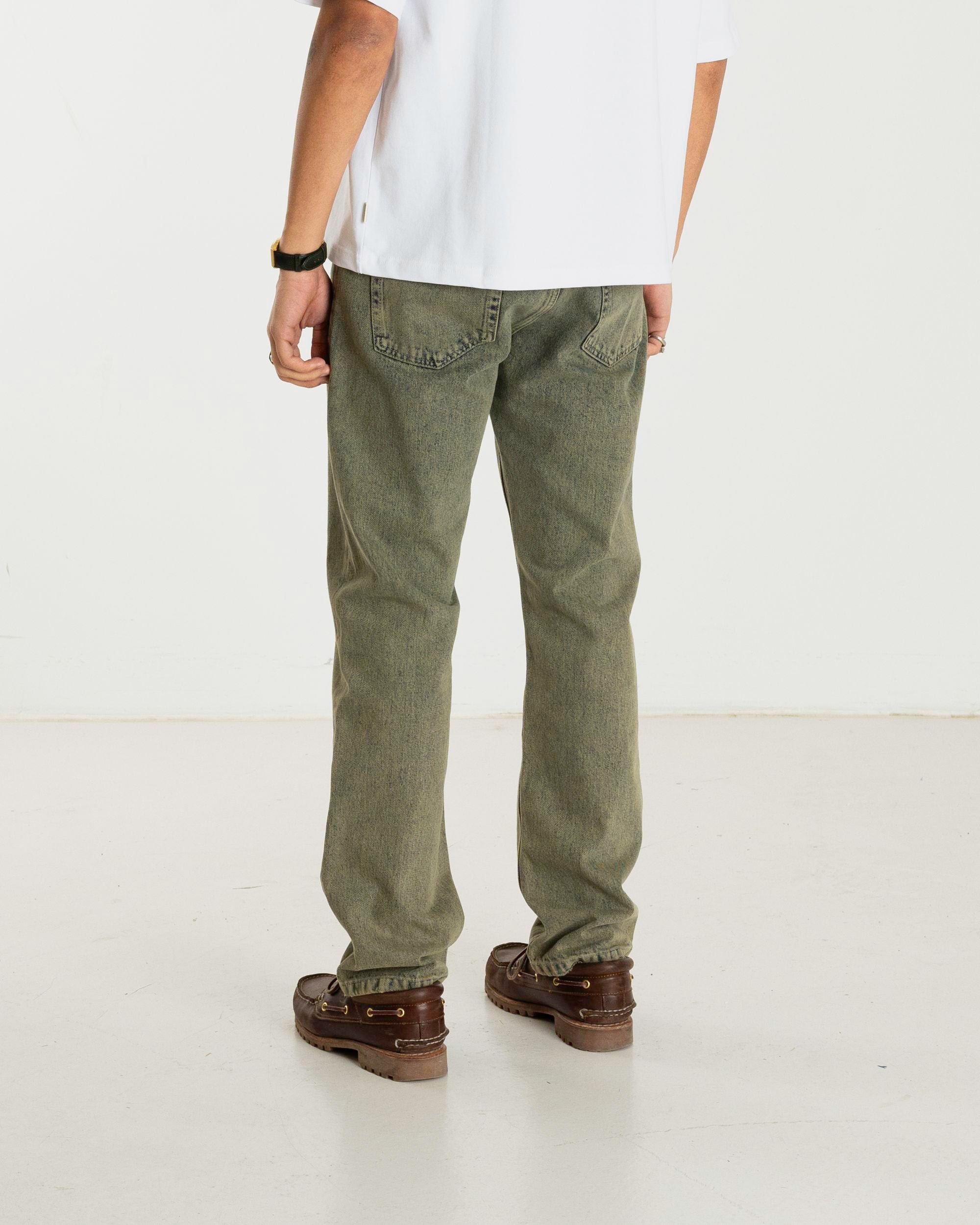 Woodbird WBJay Dirt Jeans Jeans Dark Green