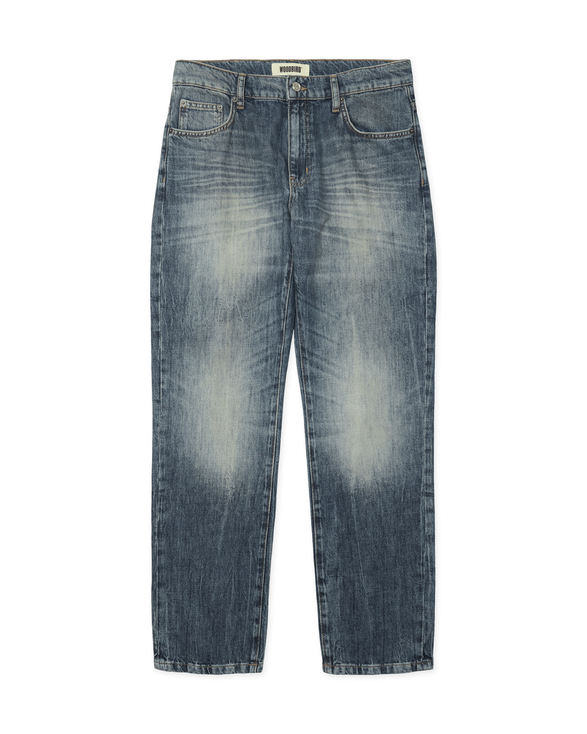 Woodbird WBJay Freeze Jeans Jeans Washed Mid Blue