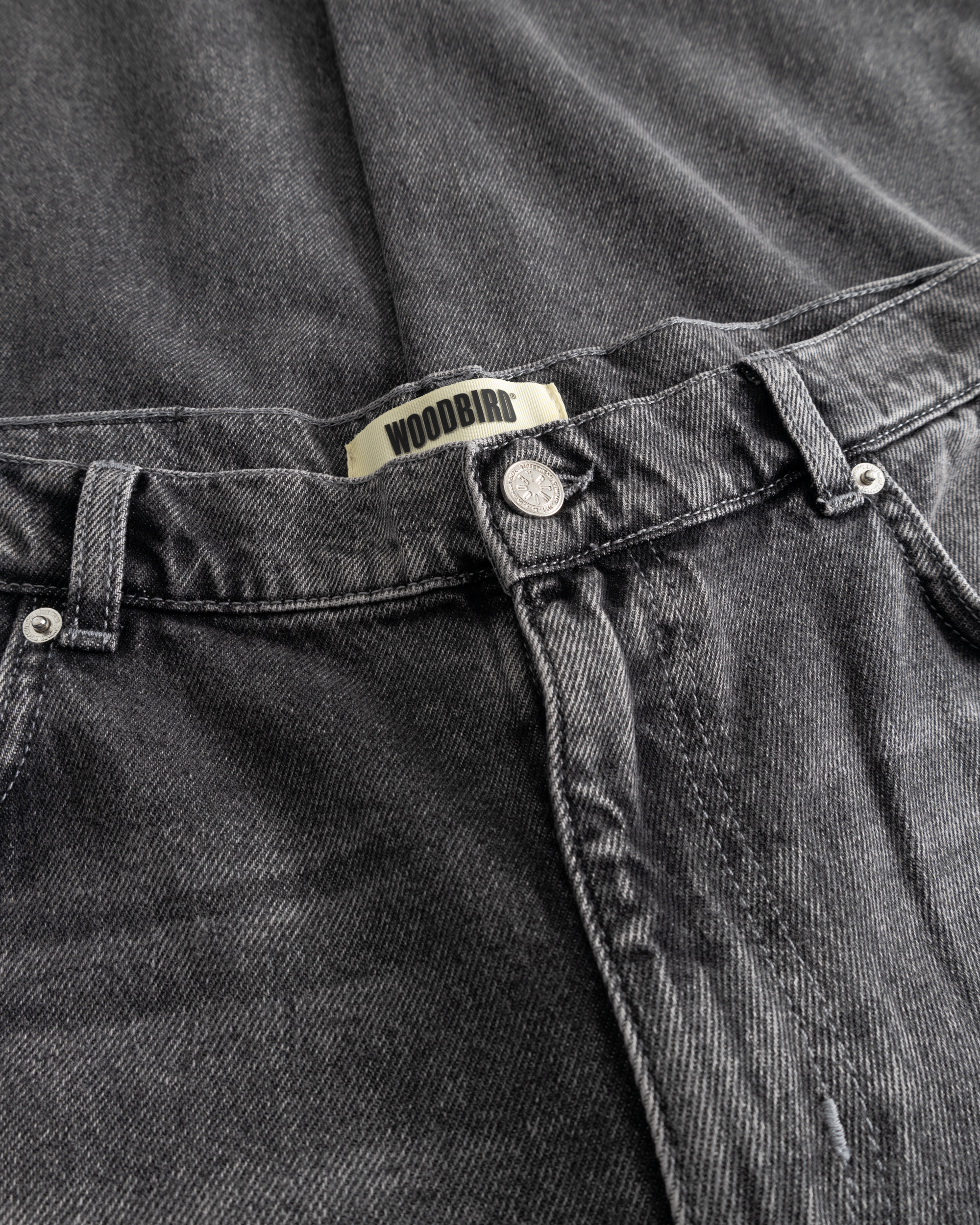 Woodbird WBJay Grey Jeans Jeans Washed Grey