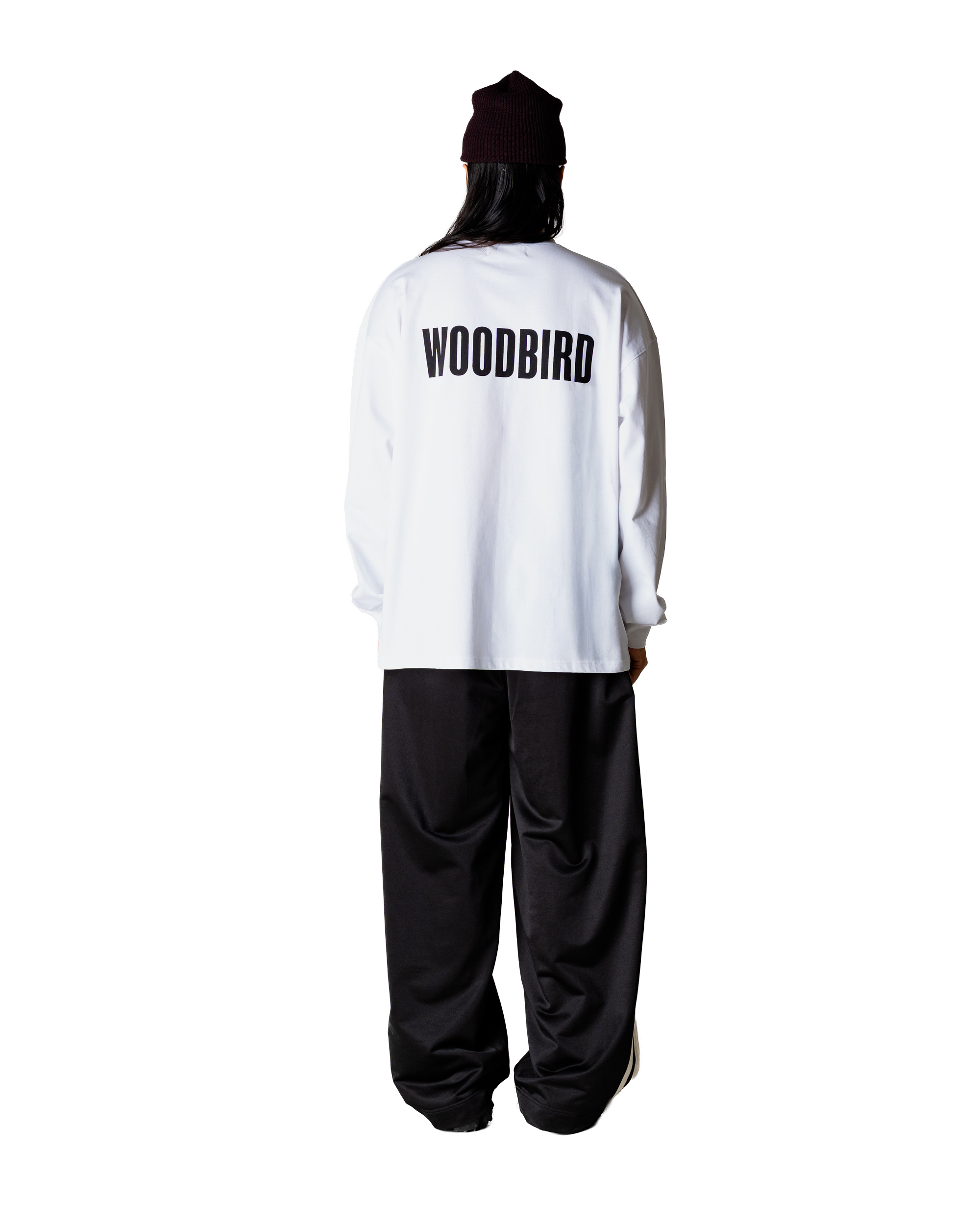 Woodbird WBJoes L/S Logo Tee T-Shirts White