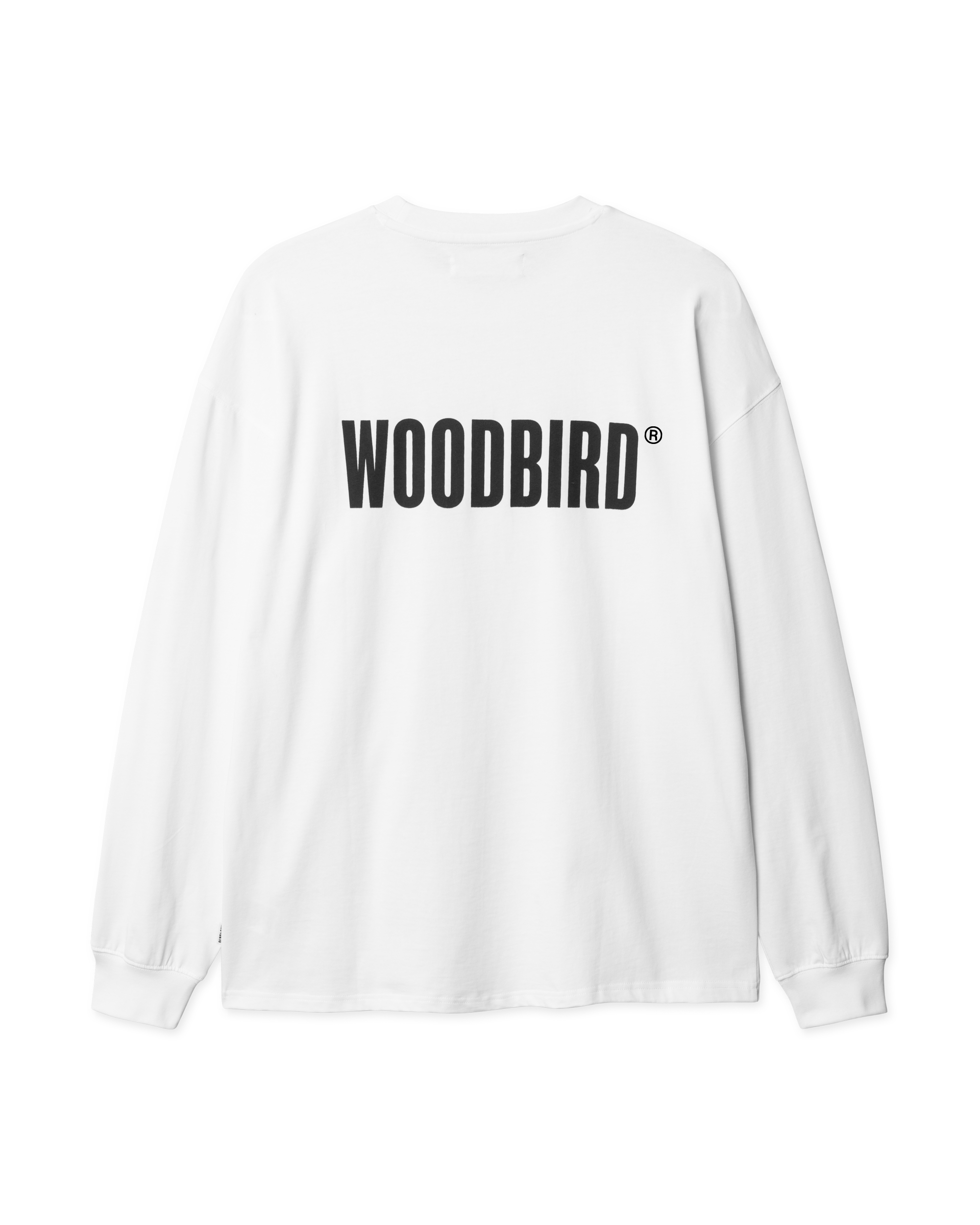 Woodbird WBJoes L/S Logo Tee T-Shirts White