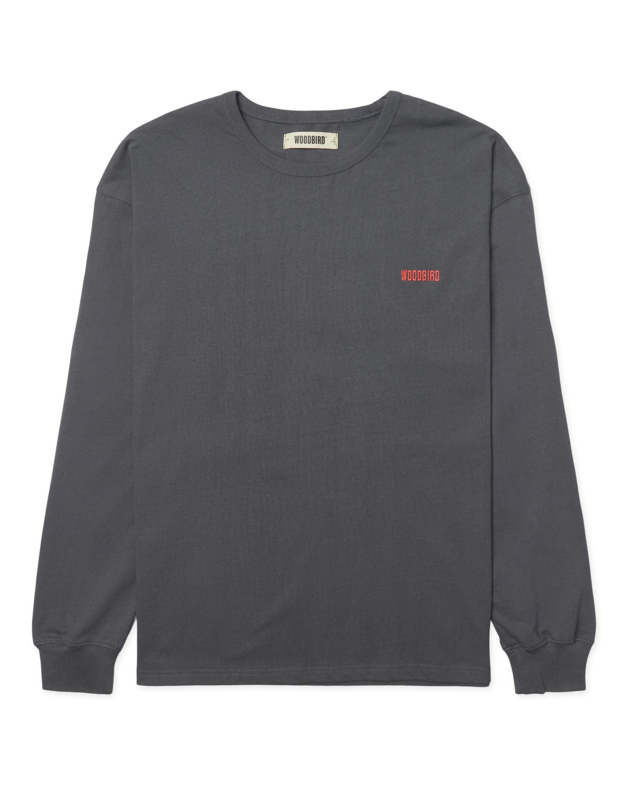 Woodbird WBJoes Mono LS Tee T-Shirts Slate Blue