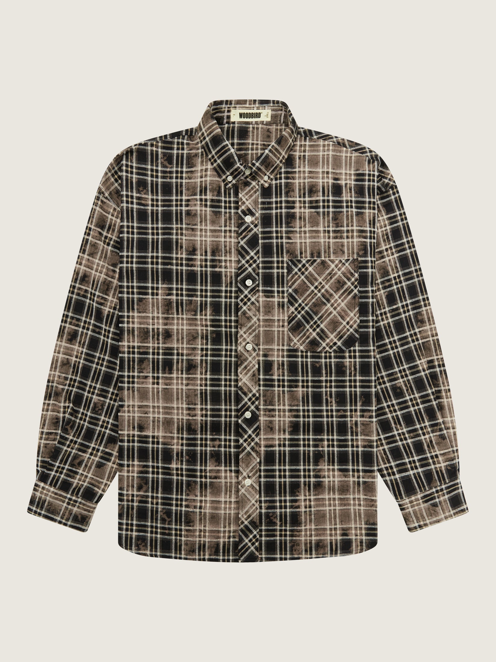 Woodbird WBJong Check Shirt Shirts Brown