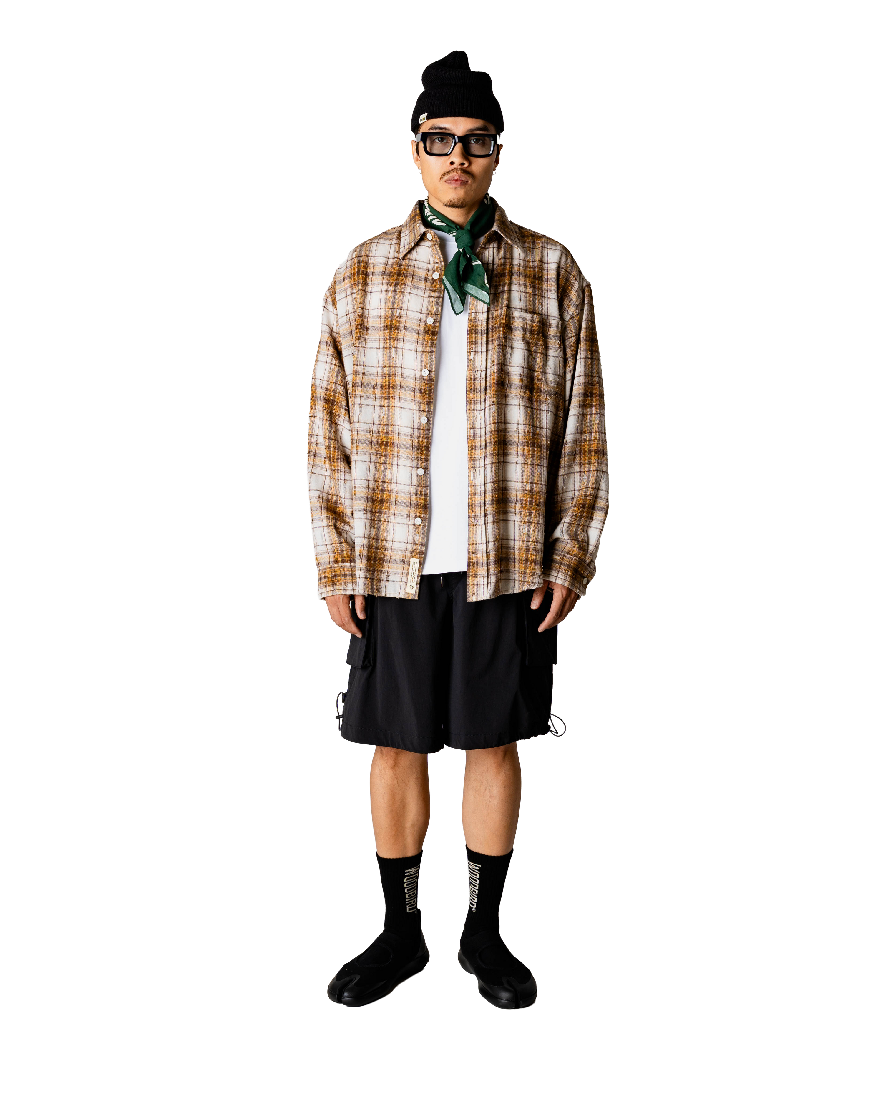 Woodbird WBJong Check Supply Shirt Shirts Brown Check