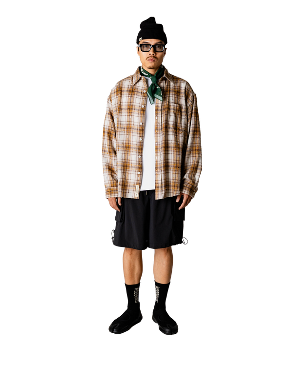 Woodbird WBJong Check Supply Shirt Shirts Brown Check
