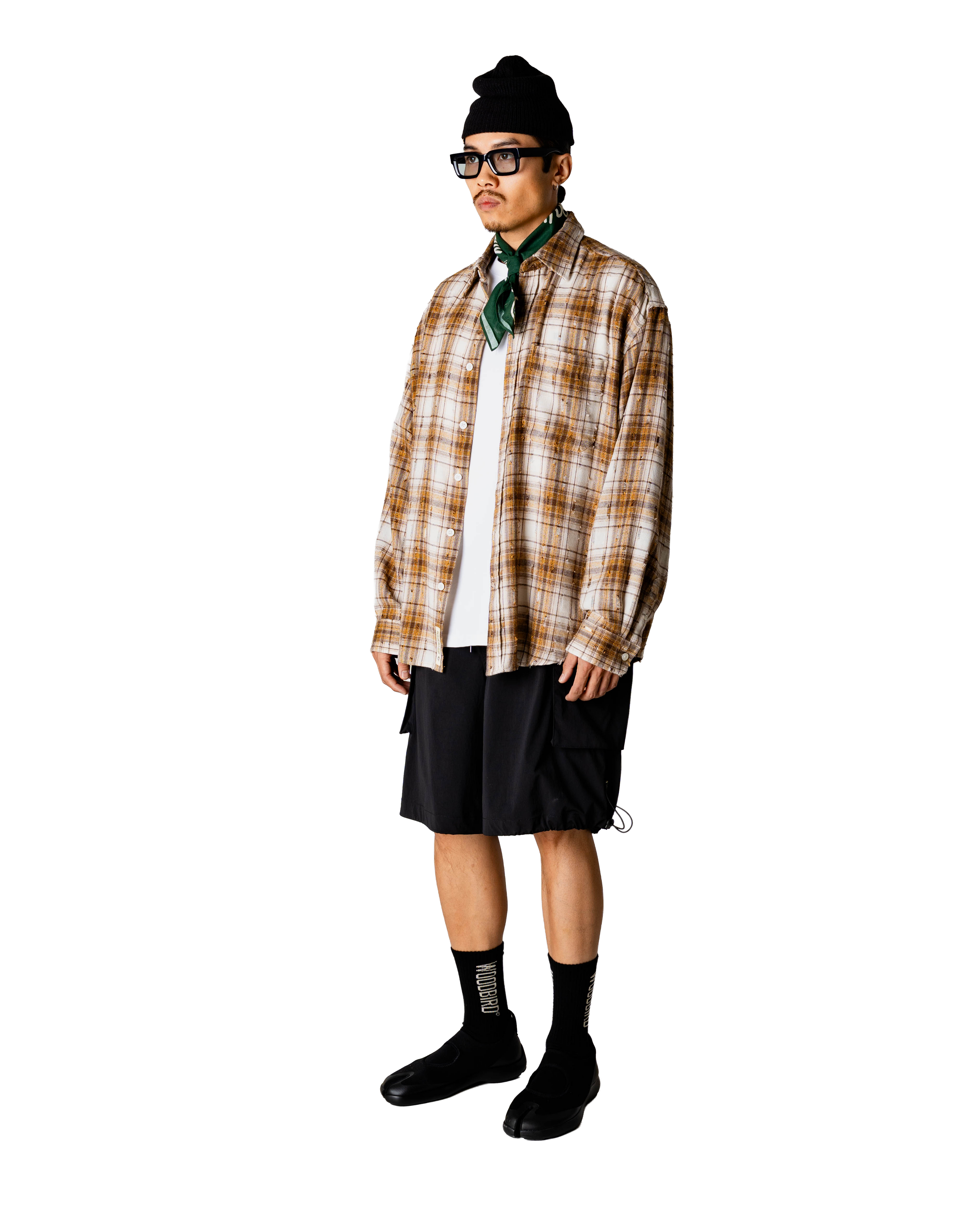 Woodbird WBJong Check Supply Shirt Shirts Brown Check