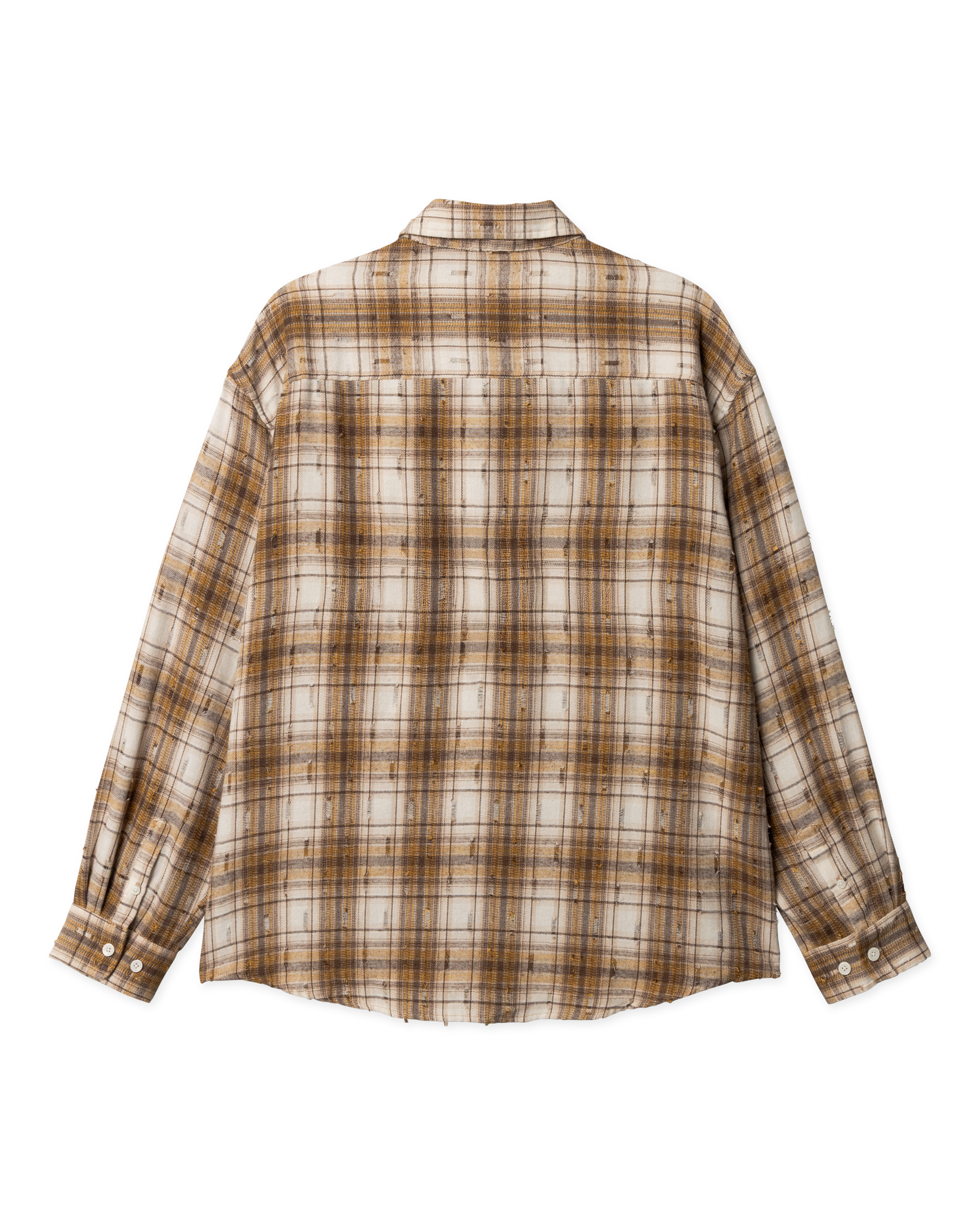 Woodbird WBJong Check Supply Shirt Shirts Brown Check