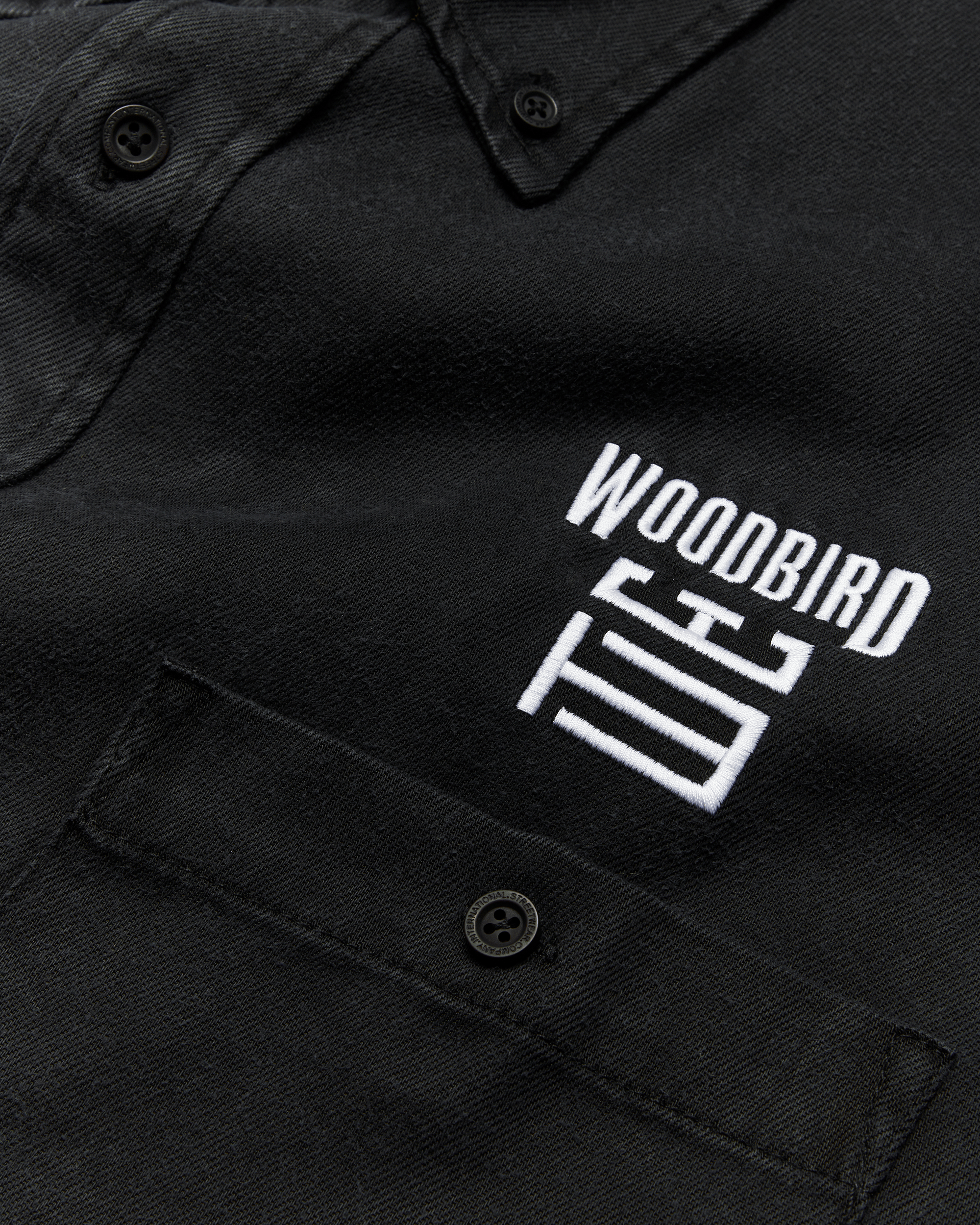 Woodbird WBJong Denim Shirt Shirts Black
