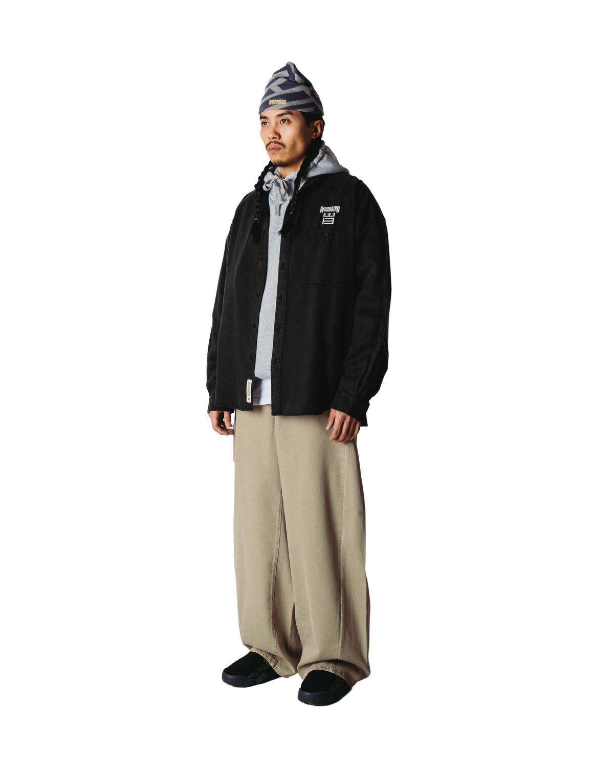 Woodbird WBJong Denim Shirt Shirts Black