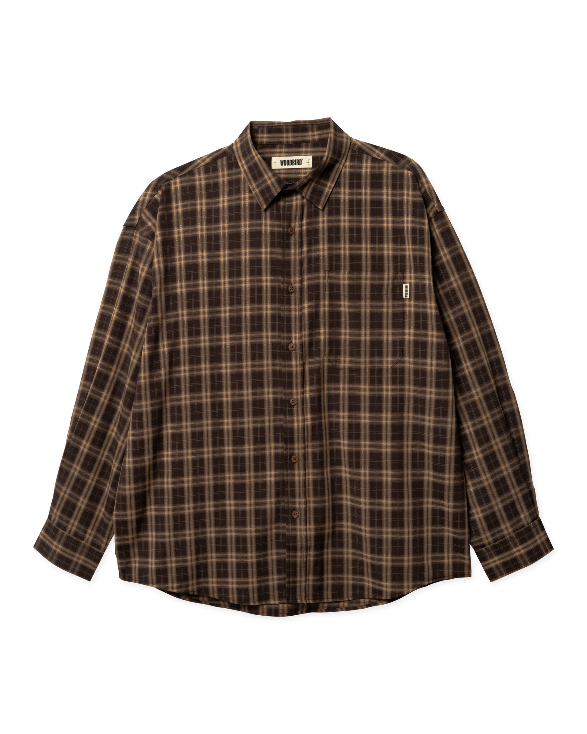 トップス doubleW broadcloth trad check shirt OVY WBJong Dobby Check Shirt – Woodbird