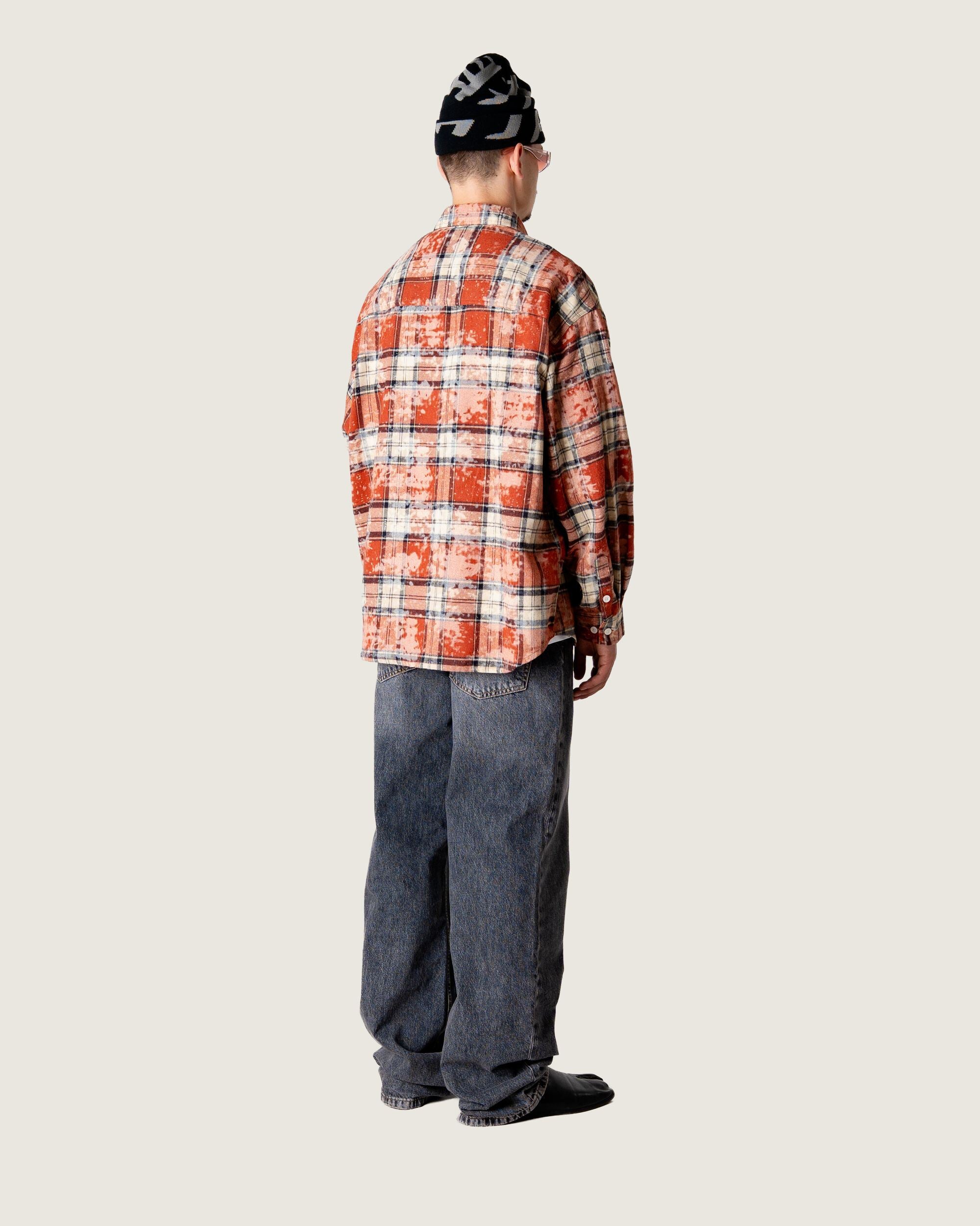 Woodbird WBJong Dull Shirt Shirts Dark Red