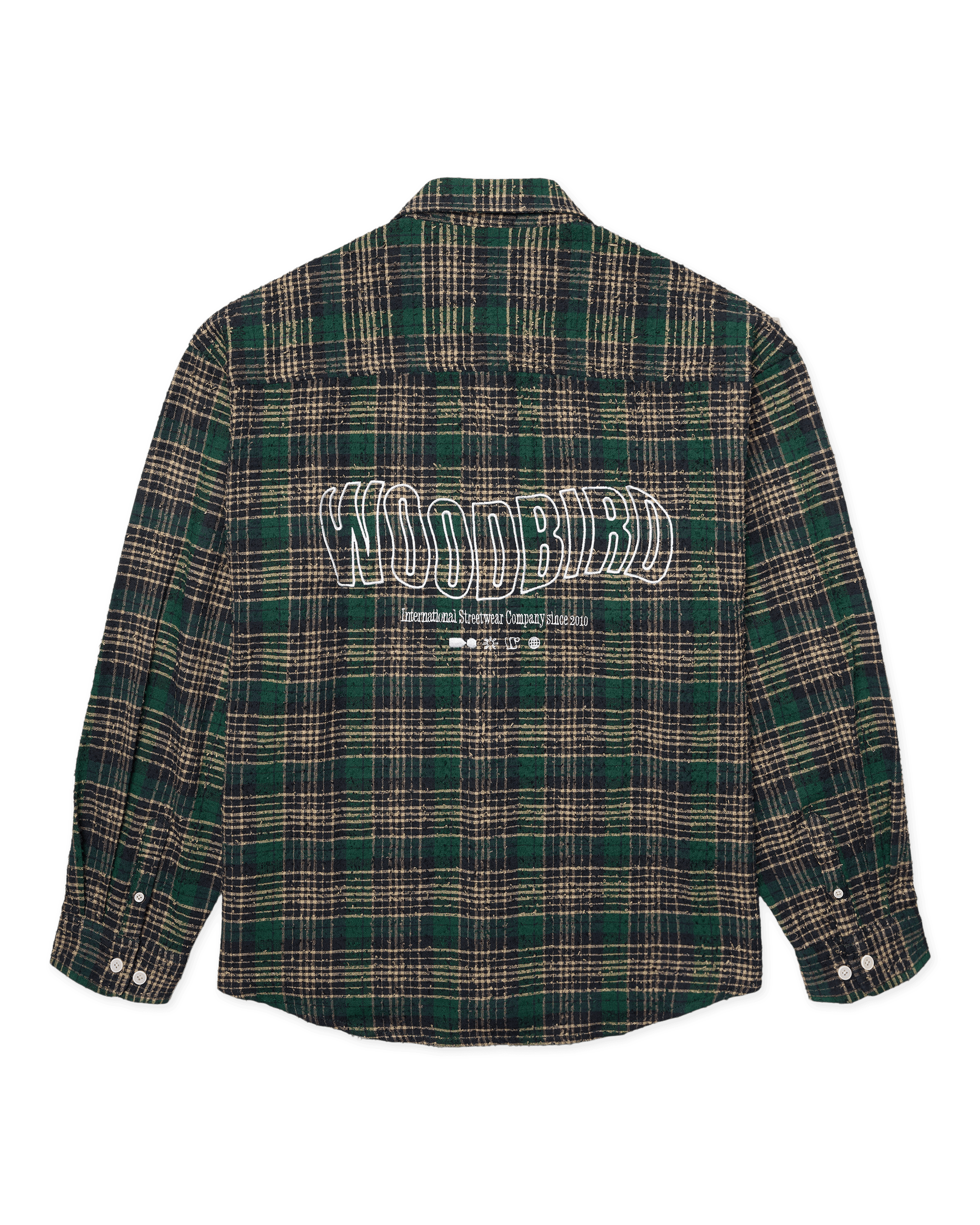 Woodbird WBJong Em Check Shirt Shirts Green Check