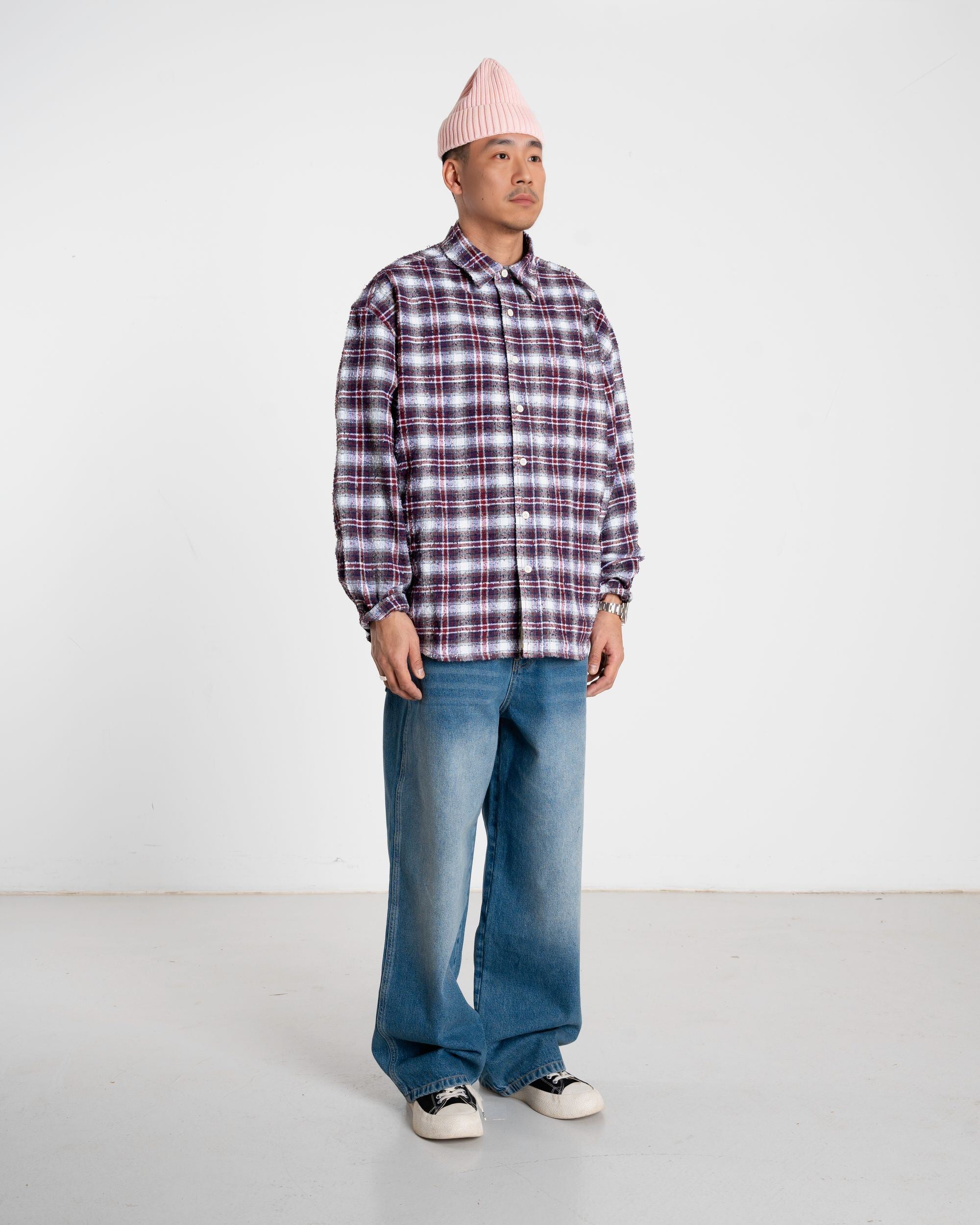 Woodbird WBJong Em Check Shirt Shirts Red Check
