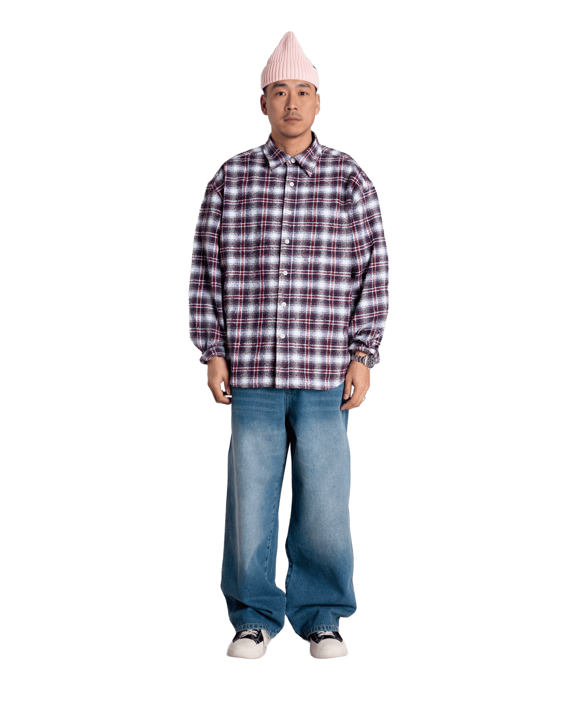 Woodbird WBJong Em Check Shirt Shirts Red Check