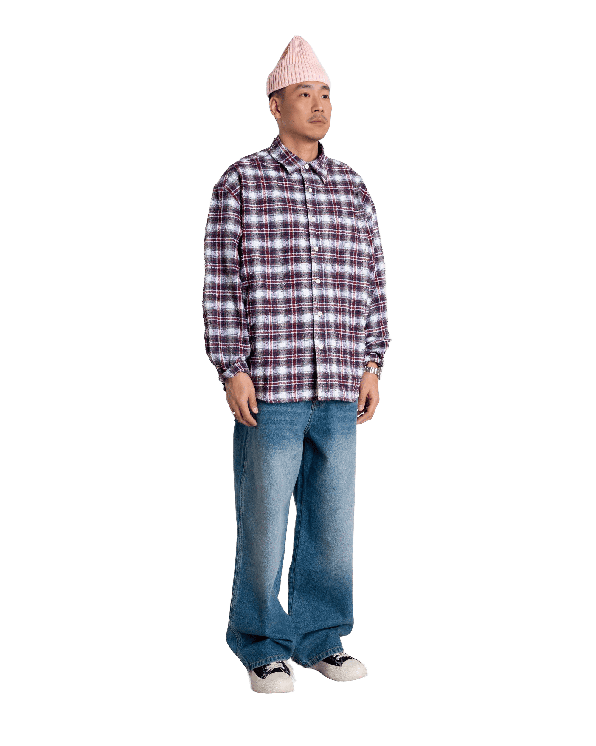 Woodbird WBJong Em Check Shirt Shirts Red Check