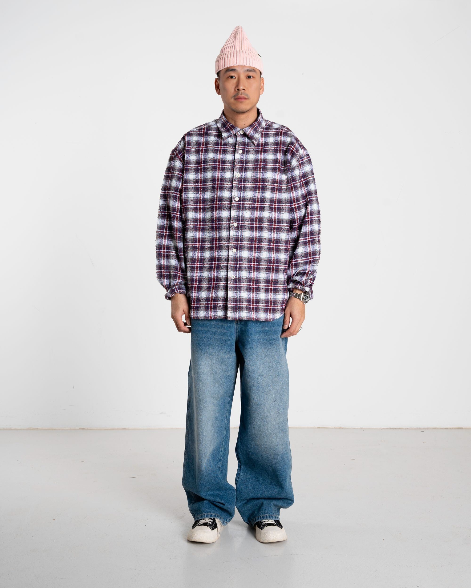 Woodbird WBJong Em Check Shirt Shirts Red Check
