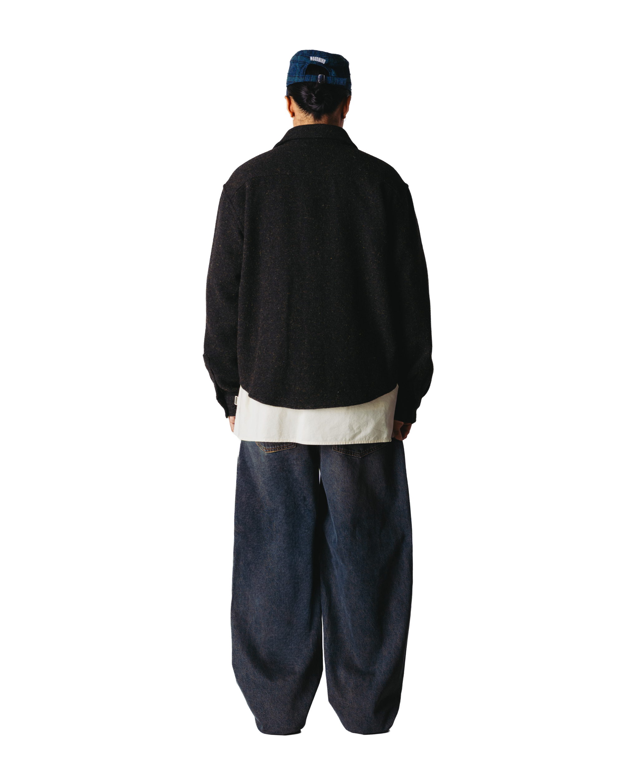 Woodbird WBJong Multi Shirt Shirts Dark Navy